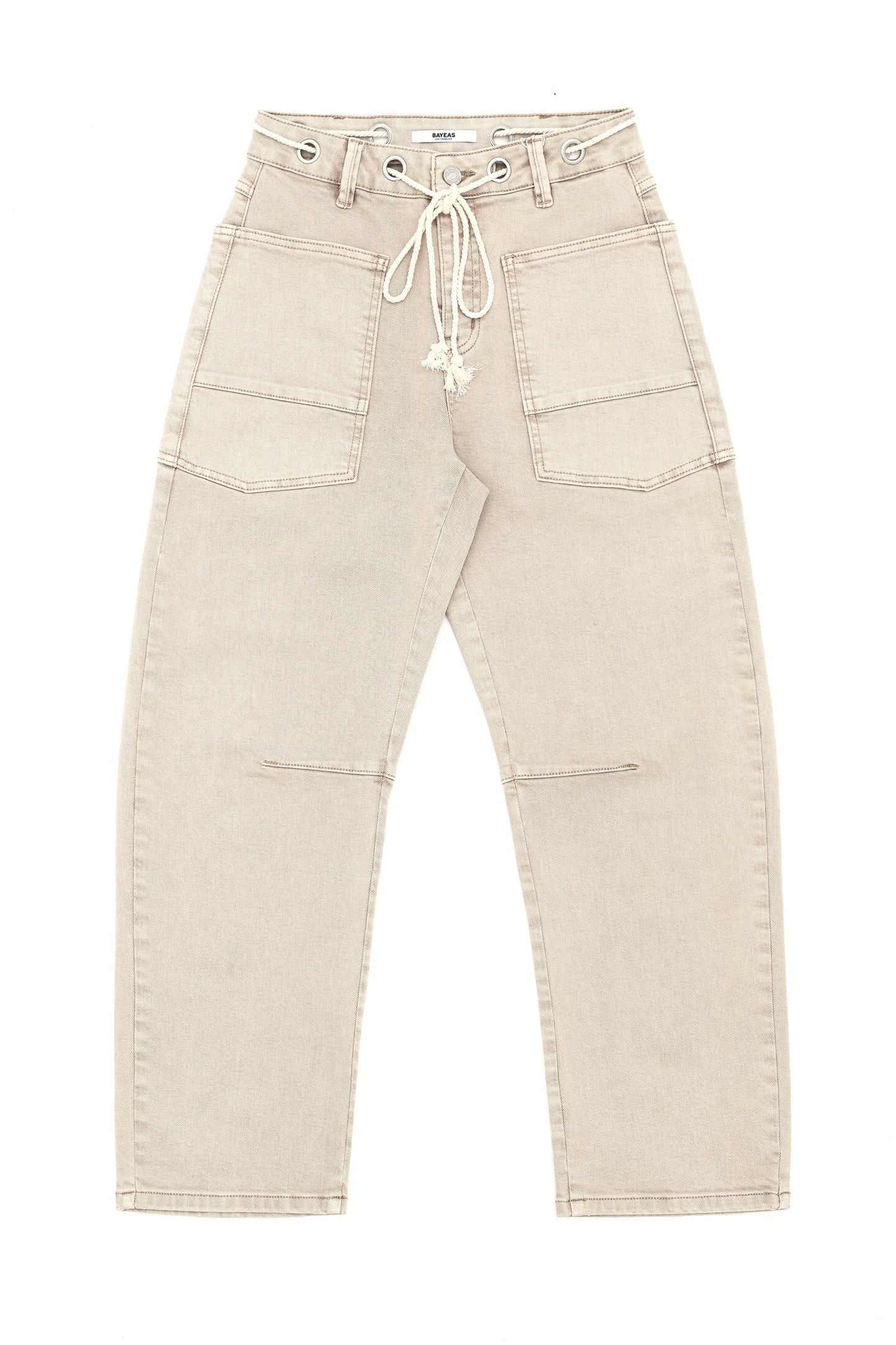 GRETA HIGH RISE BARREL BYOX034 (BYJJ053) LIGHT KHAKI