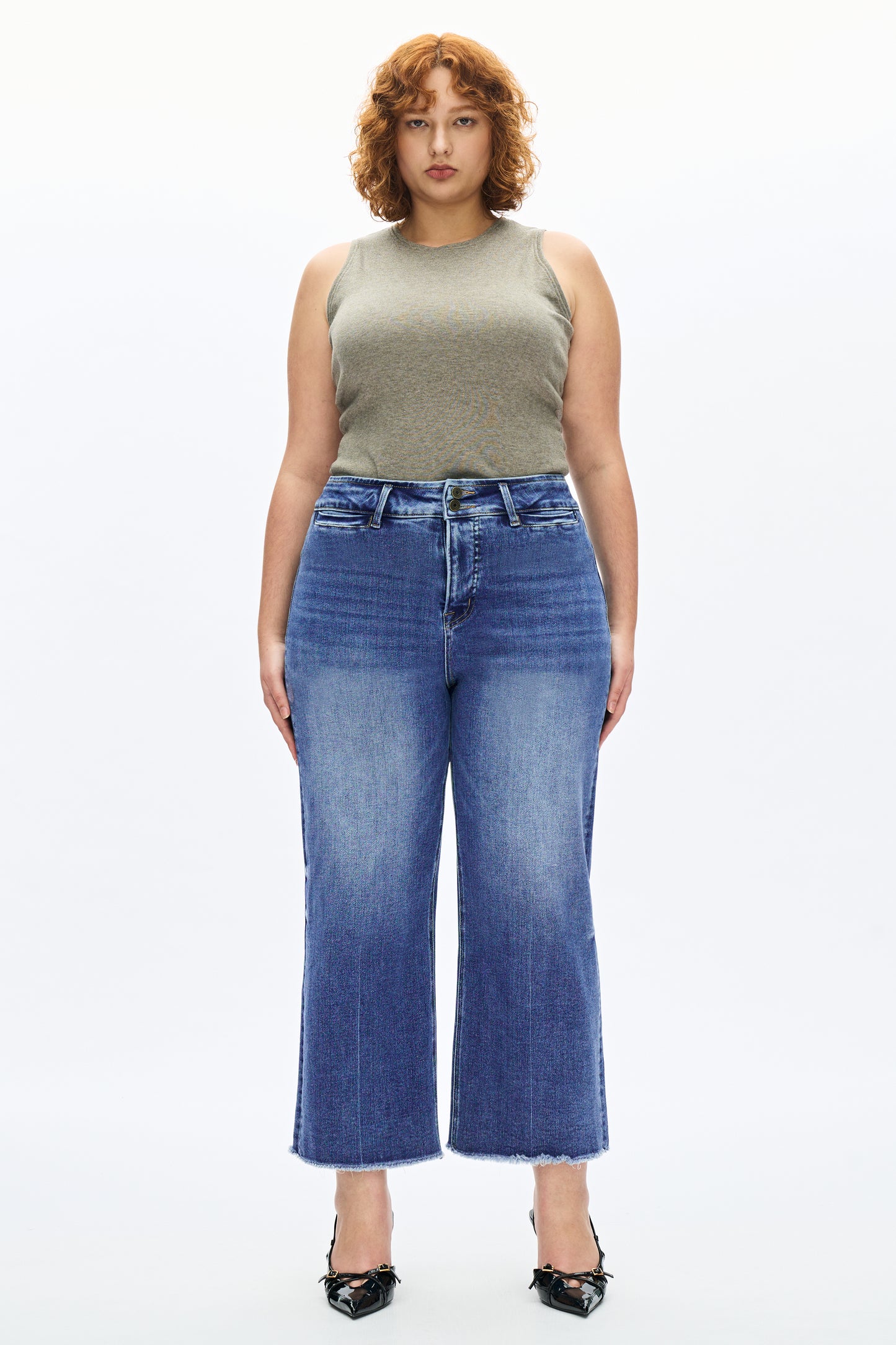 PLUS HIGH RISE WIDE LEG
