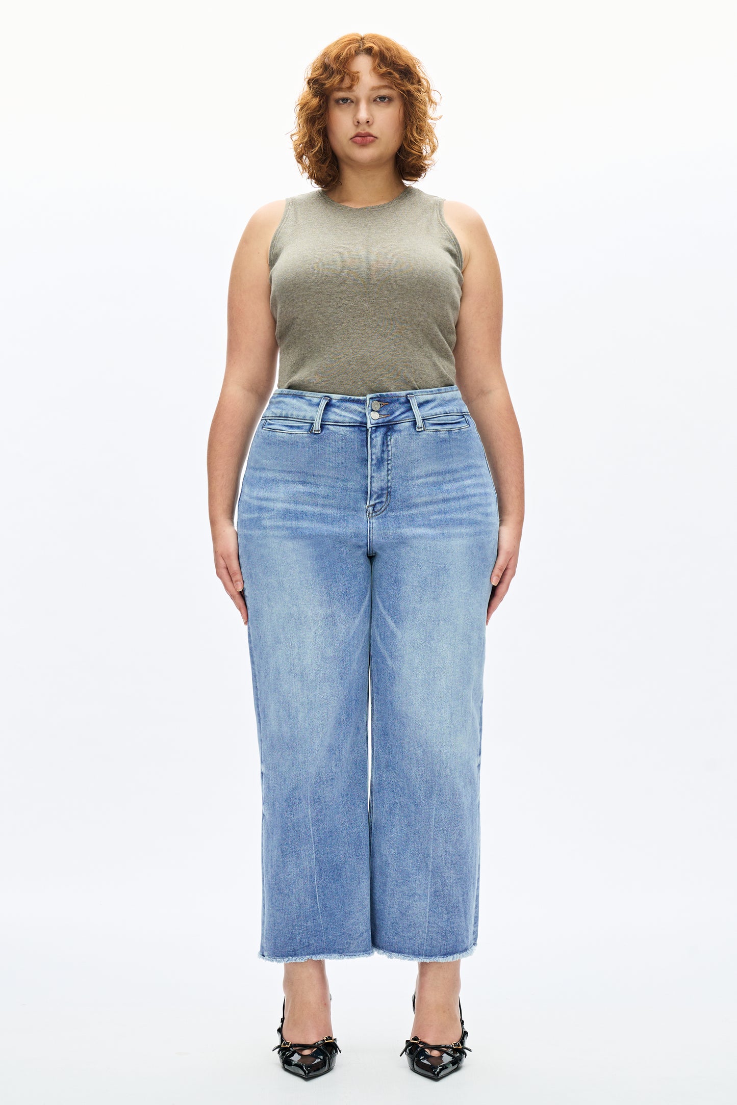 PLUS HIGH RISE WIDE LEG