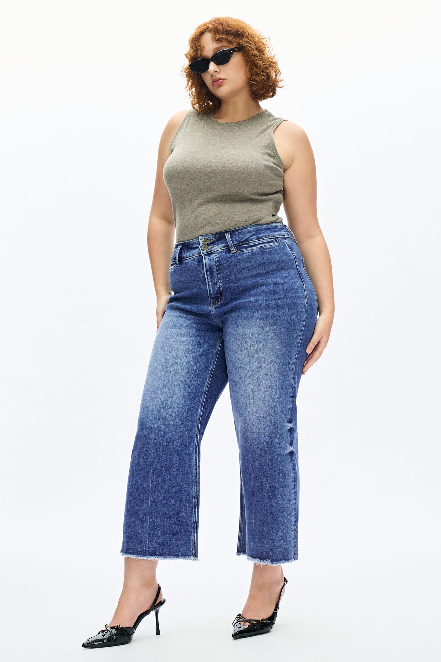 PLUS HIGH RISE WIDE LEG