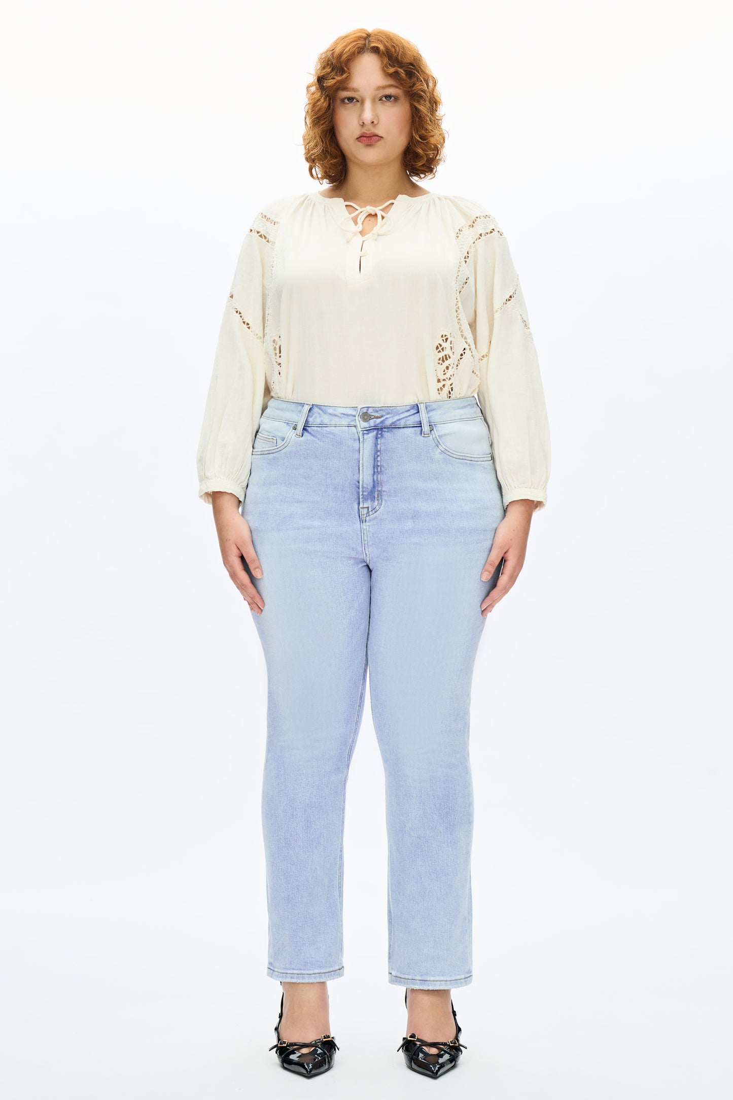 PLUS CAROL HIGH RISE STRAIGHT
