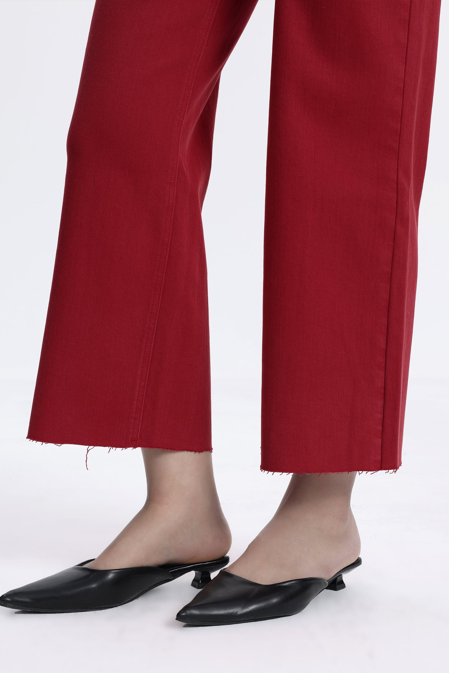 HIGH RISE WIDE LEG BYW8015 CRIMSON