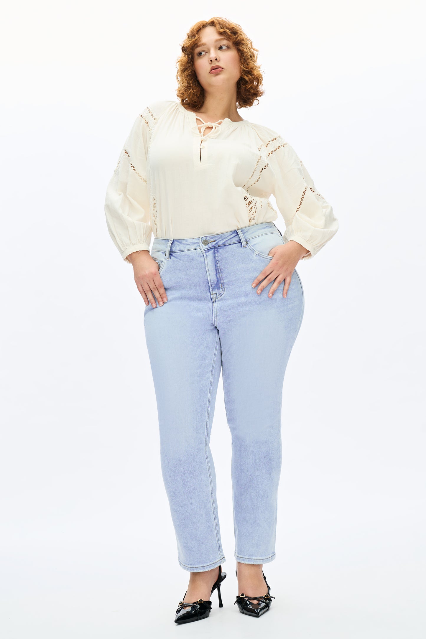 PLUS CAROL HIGH RISE STRAIGHT