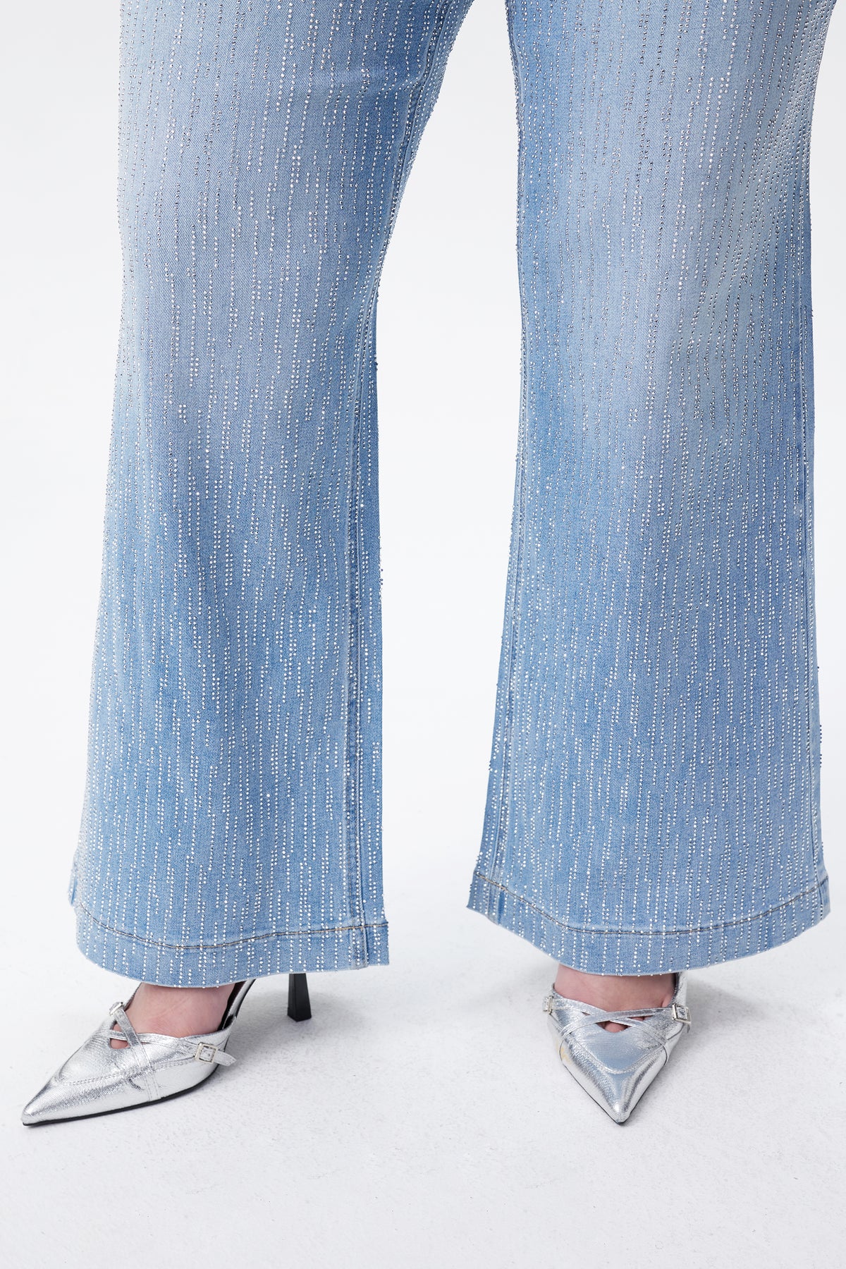 PLUS MID RISE WIDE LEG BYW8309-P