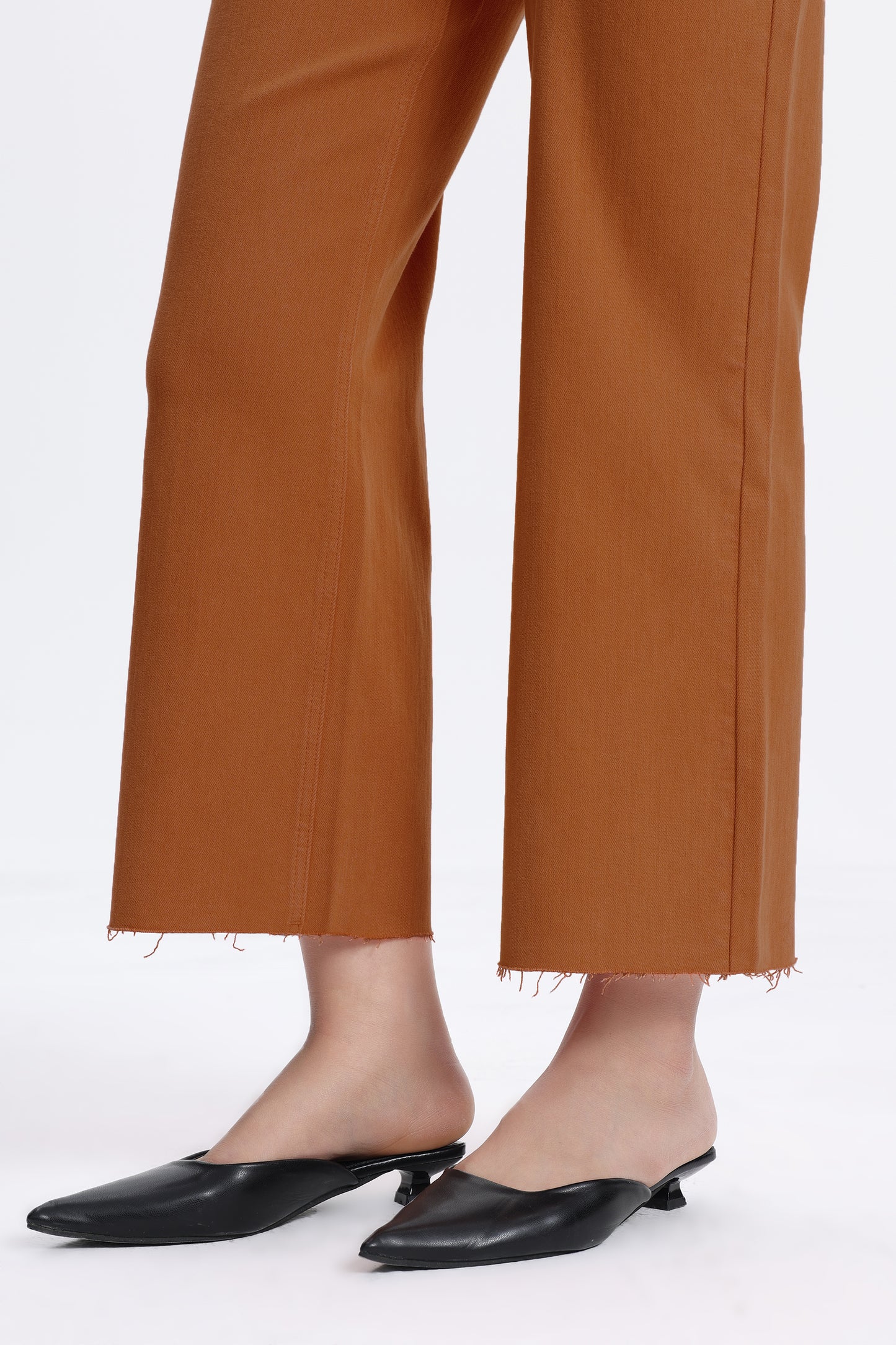 HIGH RISE WIDE LEG BYW8015 BURNT ORANGE