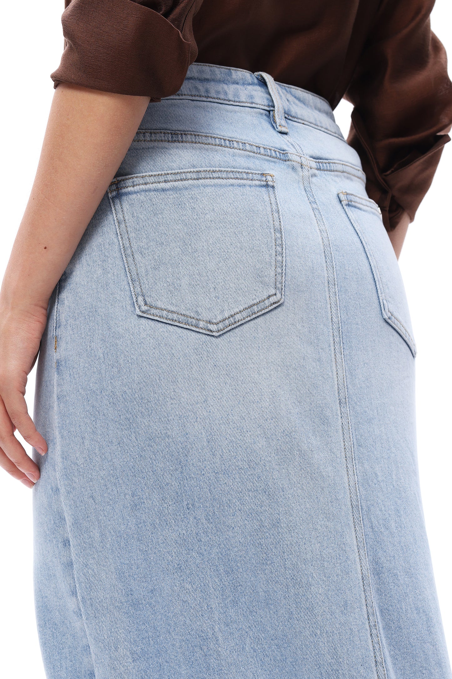 MID RISE LONG SKIRT