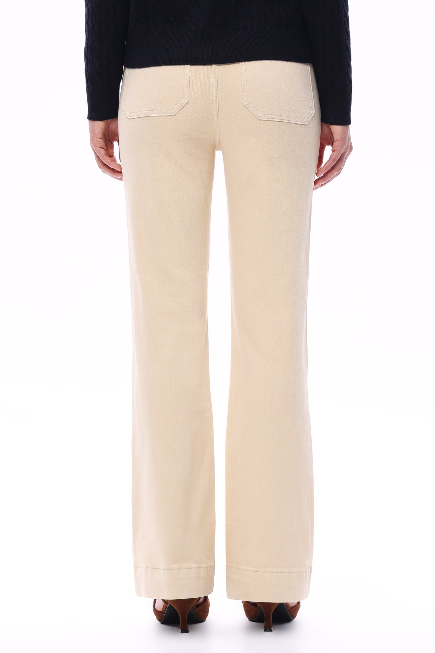 SUPER HIGH RISE BOOTCUT BYF1173 VANILLA GREAM