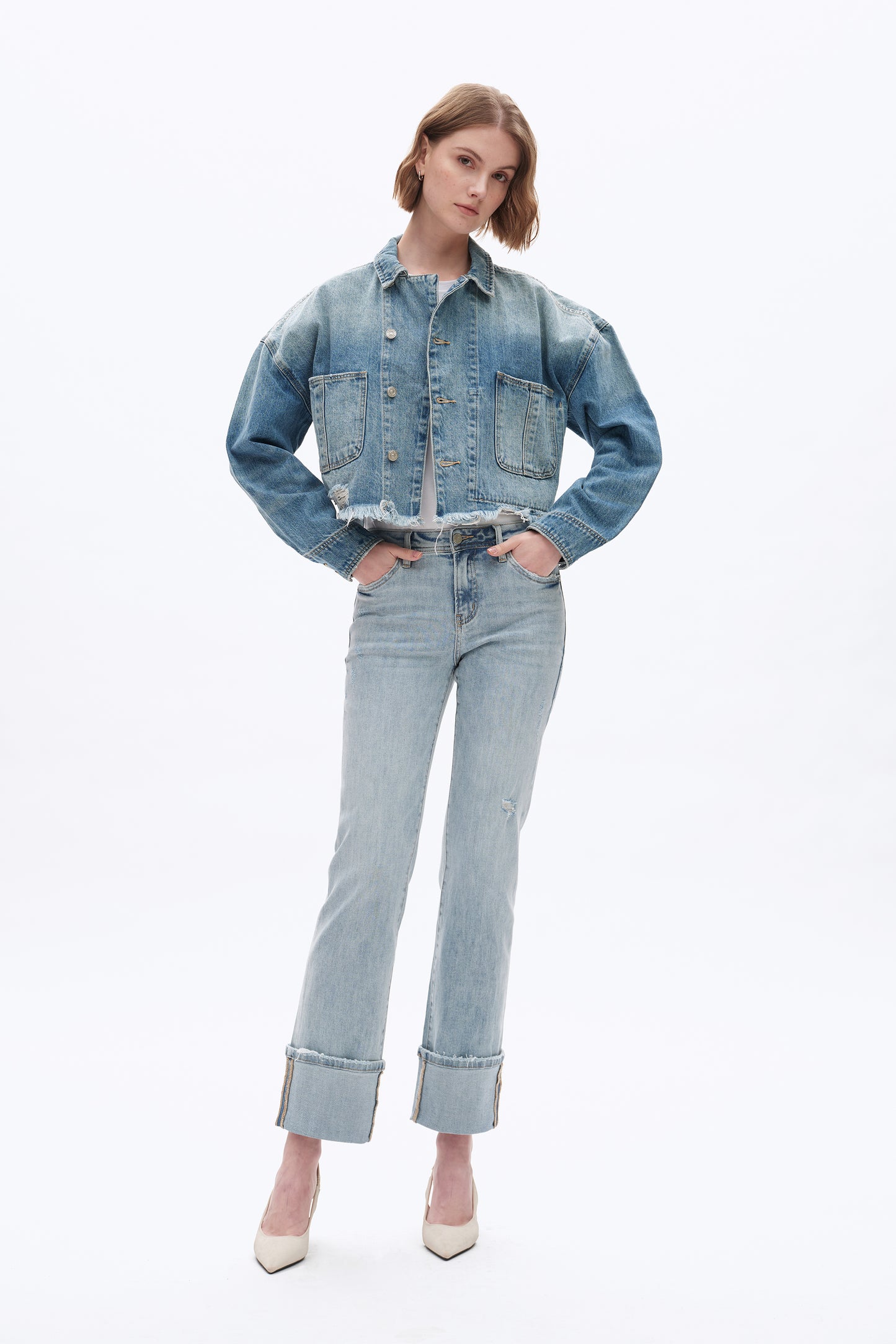 FLORA MID RISE STRAIGHT
