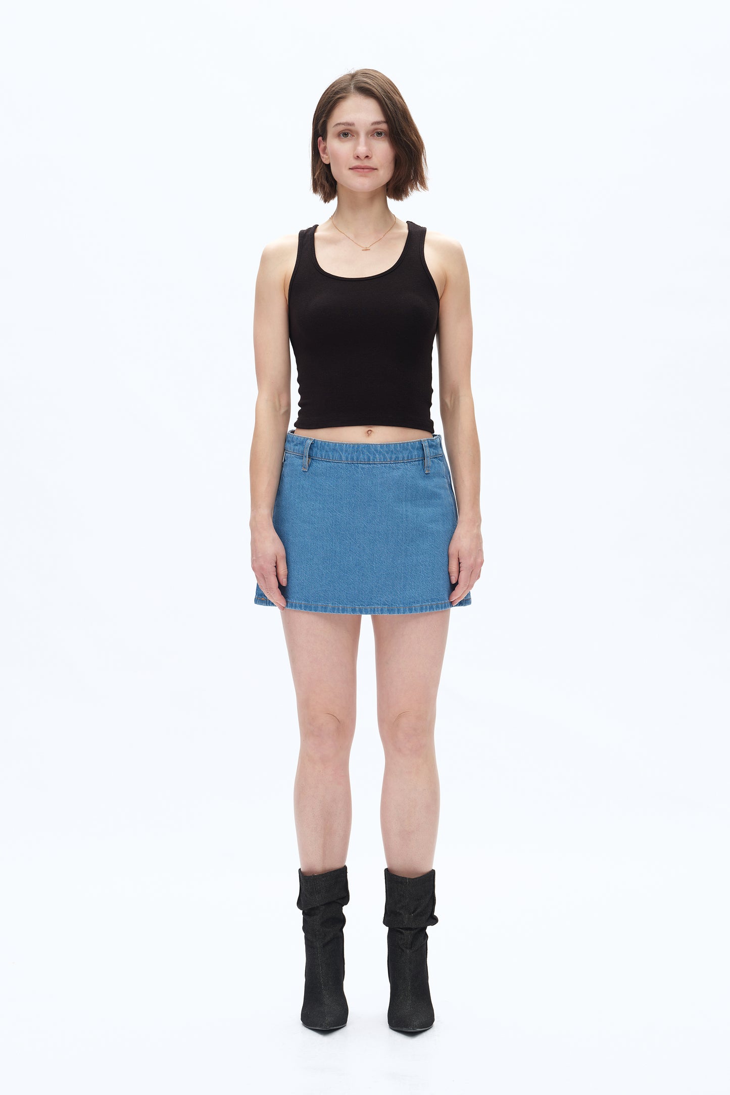 MID RISE MINI SKIRT