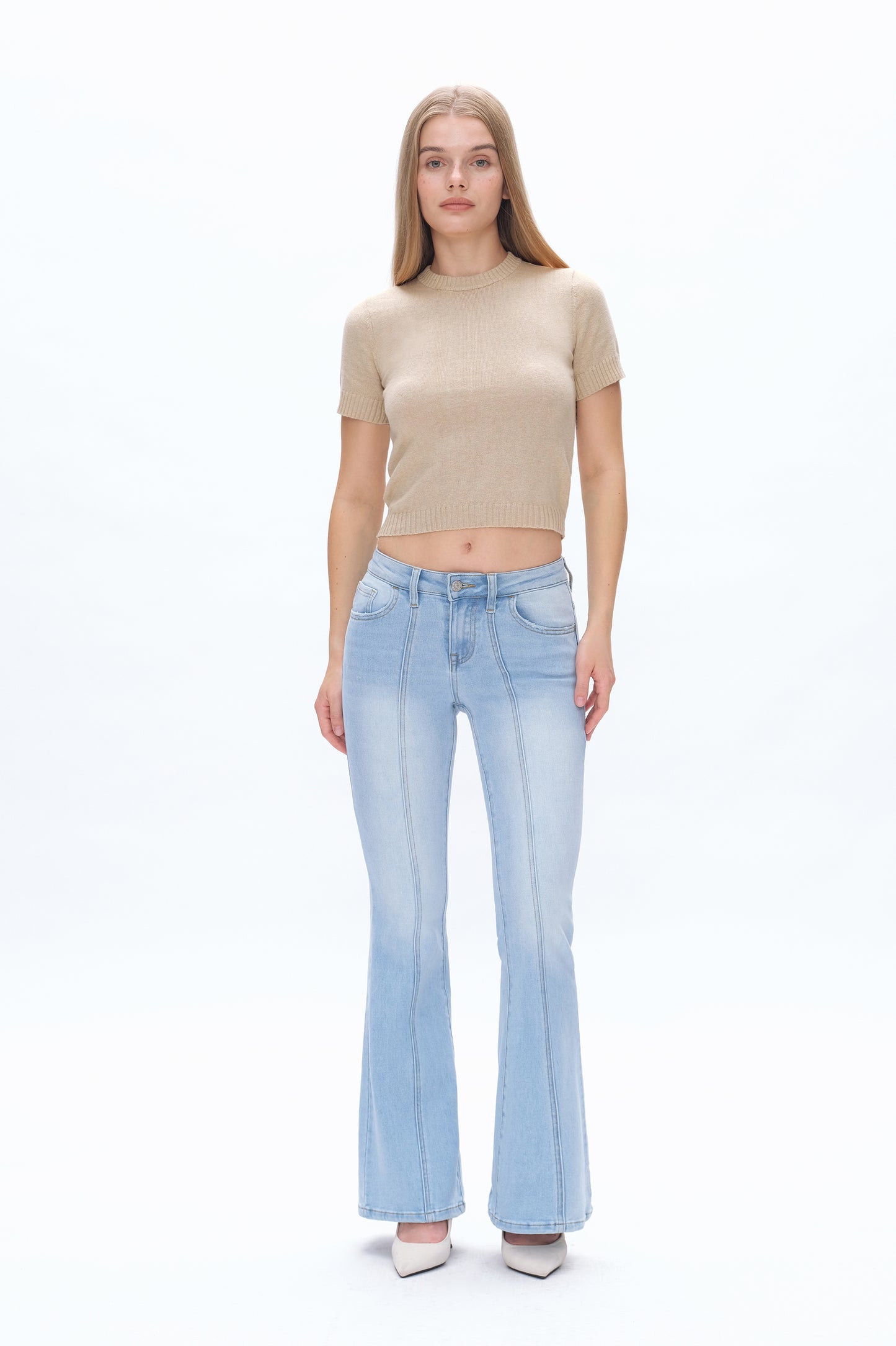 JULIA MID RISE FLARE LEG