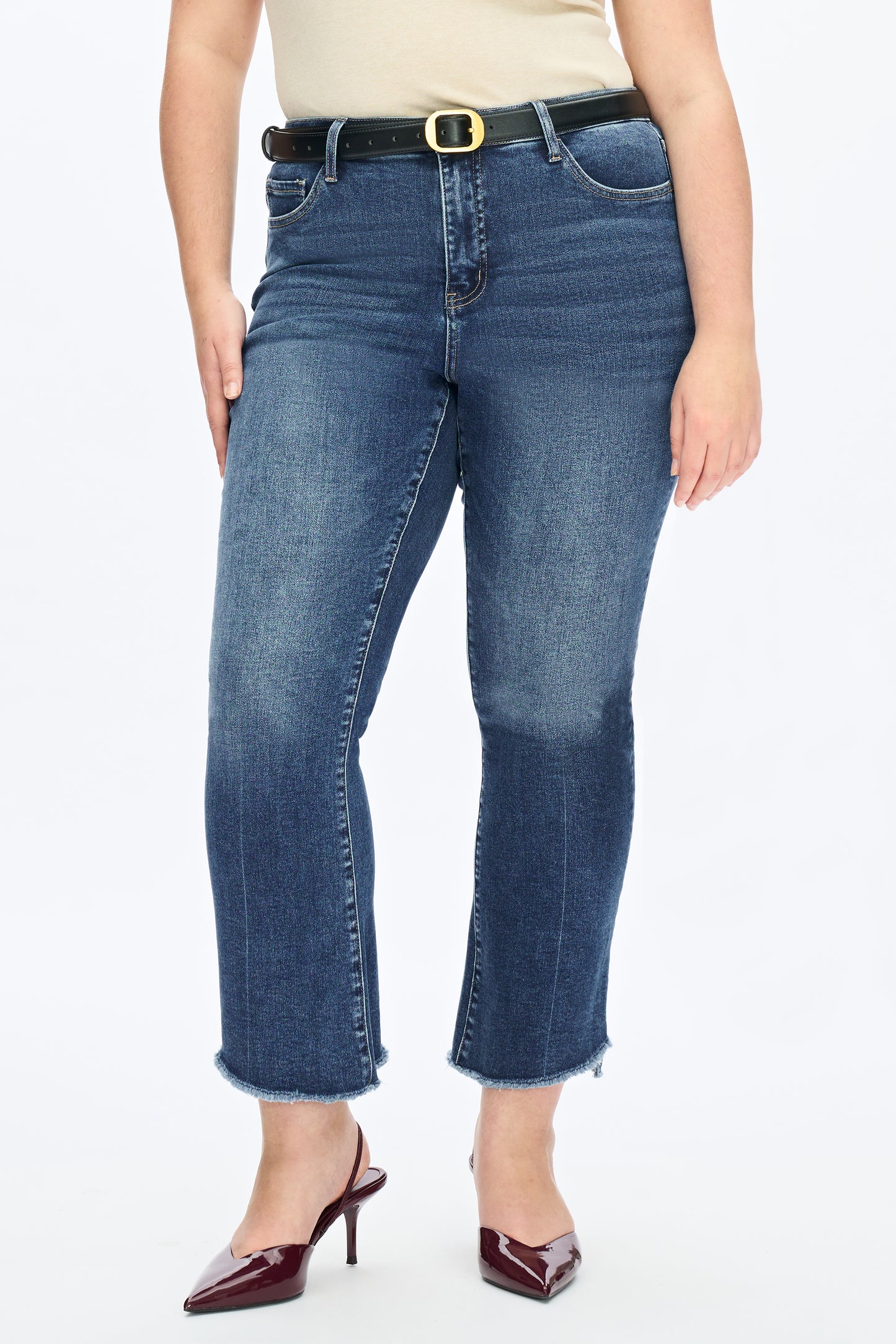 PLUS HIGH RISE STRAIGHT ANKLE