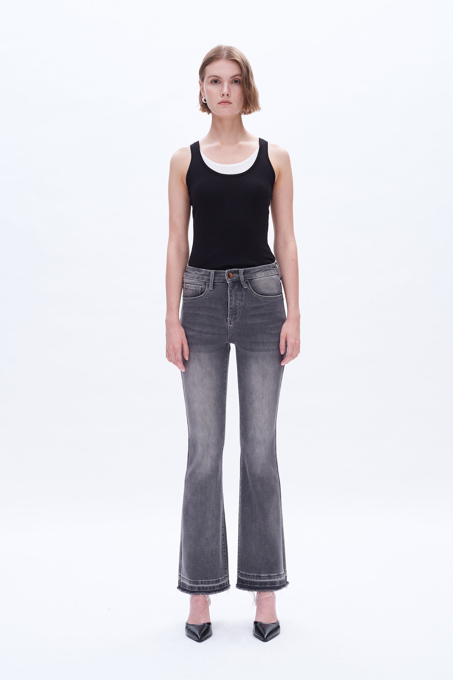 HIGH RISE FLARE LEG