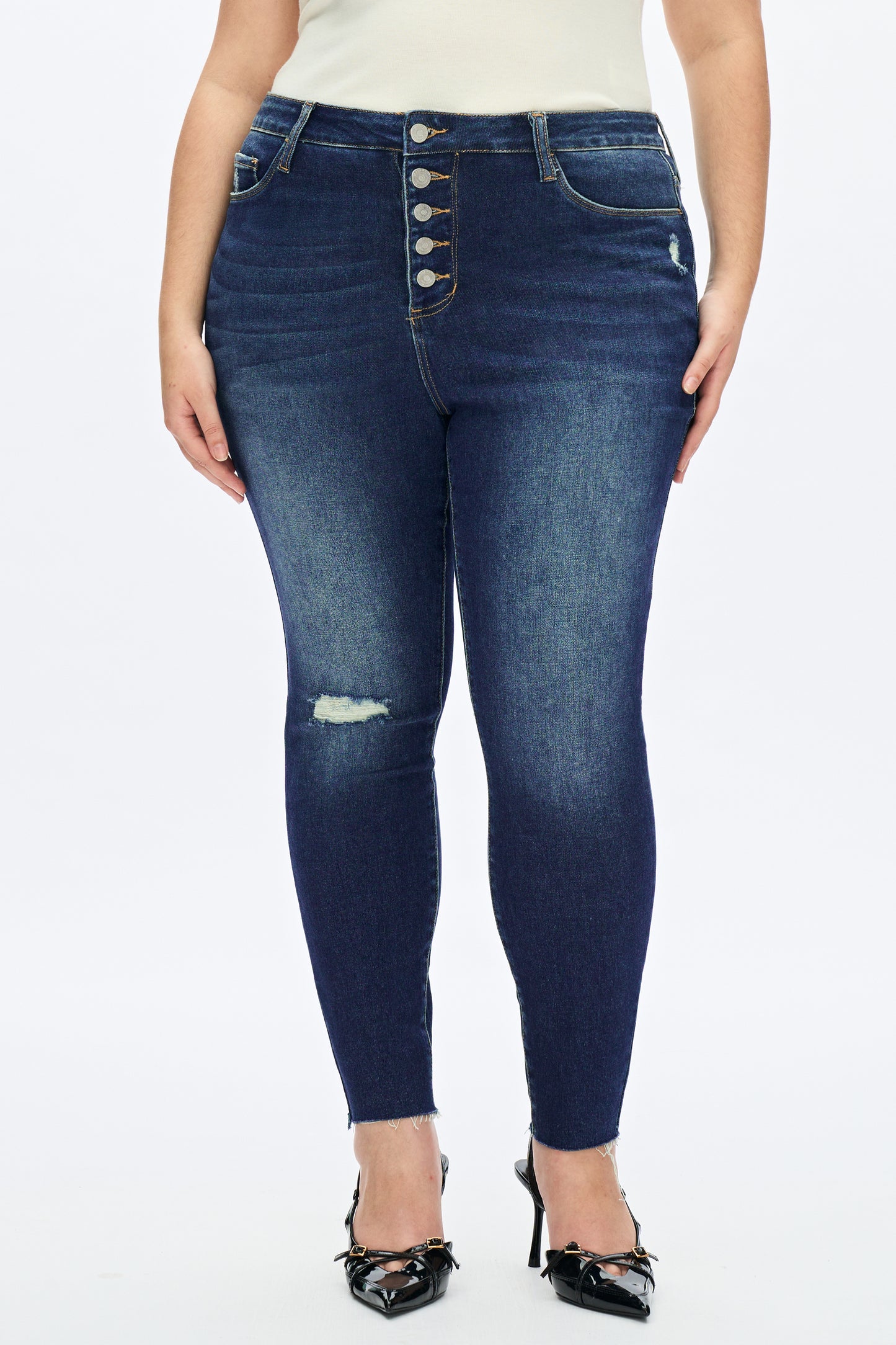 PLUS HIGH RISE SKINNY