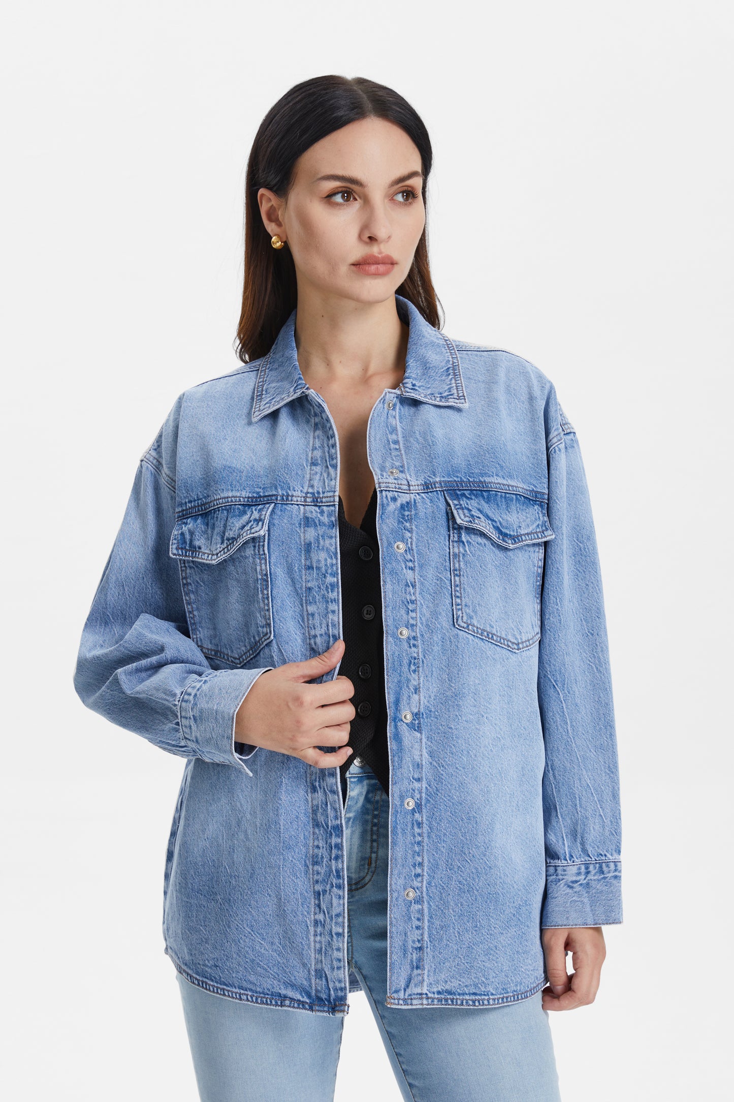OVERSIZED SHIRT JACKET