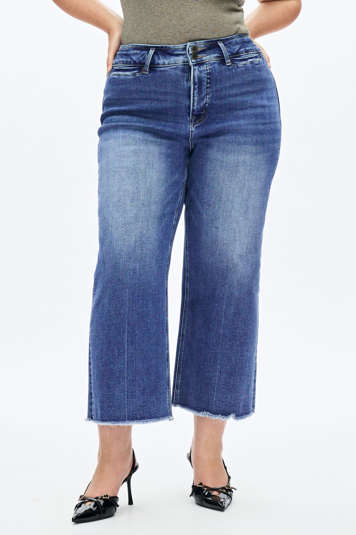 PLUS HIGH RISE WIDE LEG