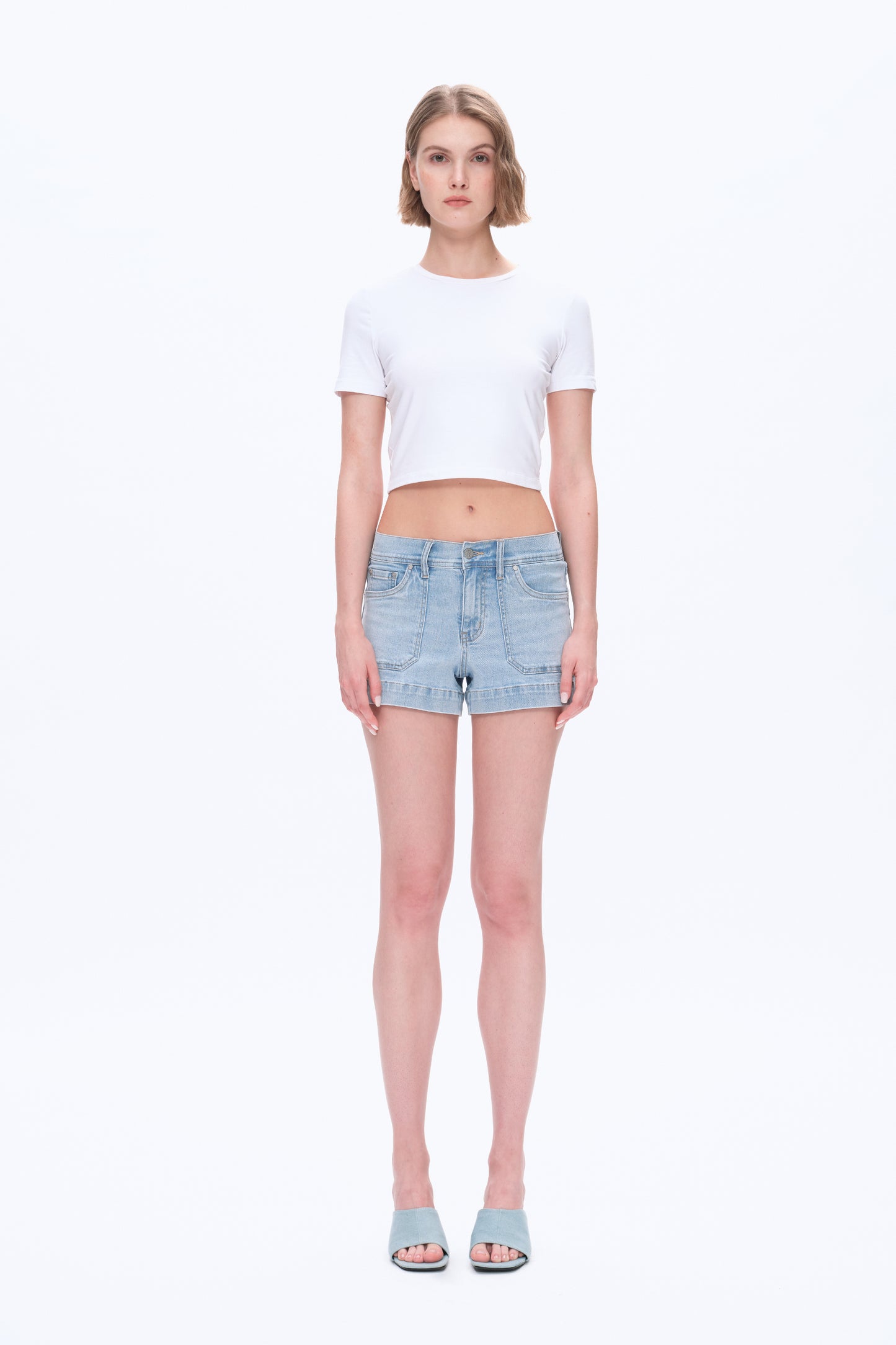 MID RISE SHORTS