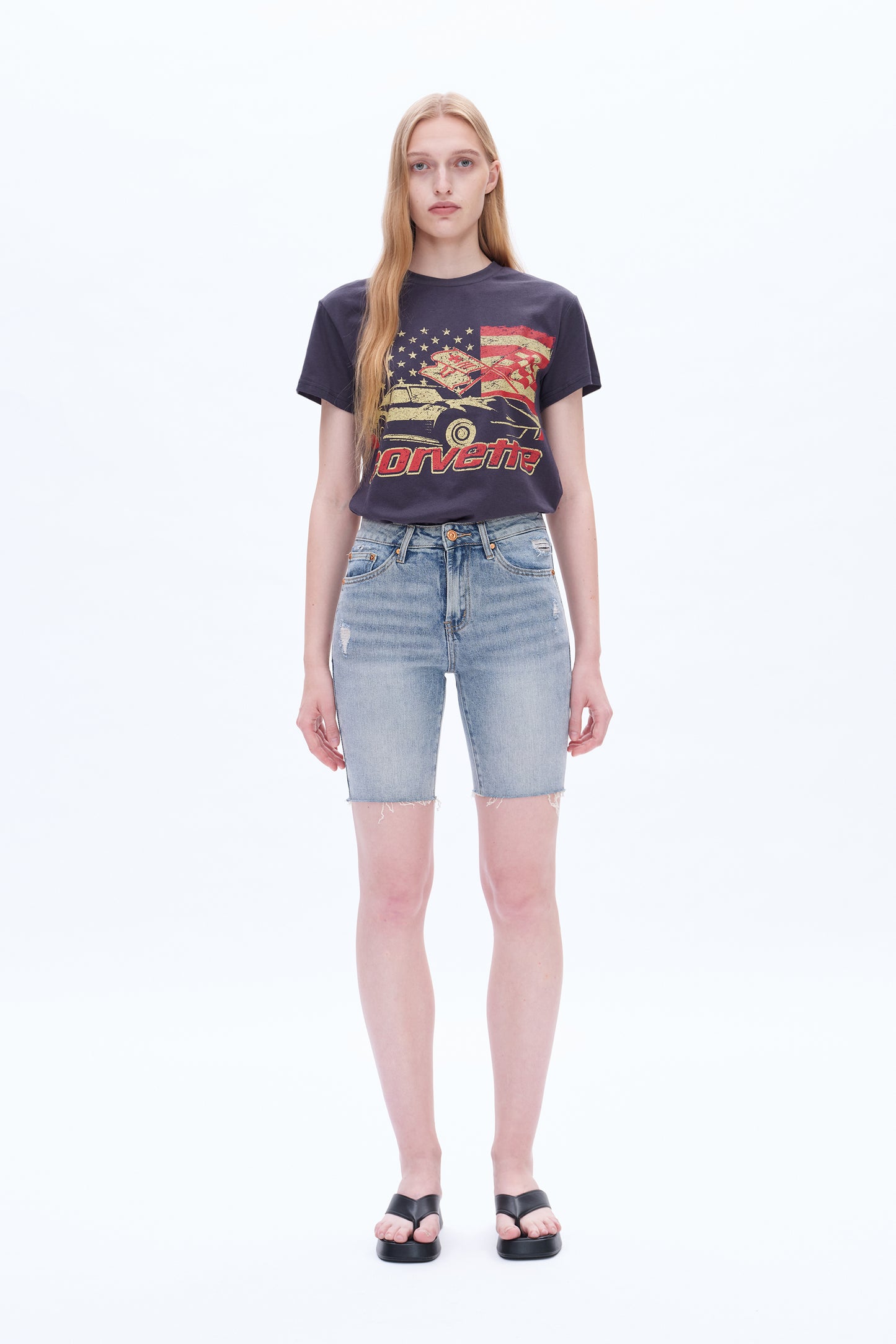 ALLY MID RISE SHORTS