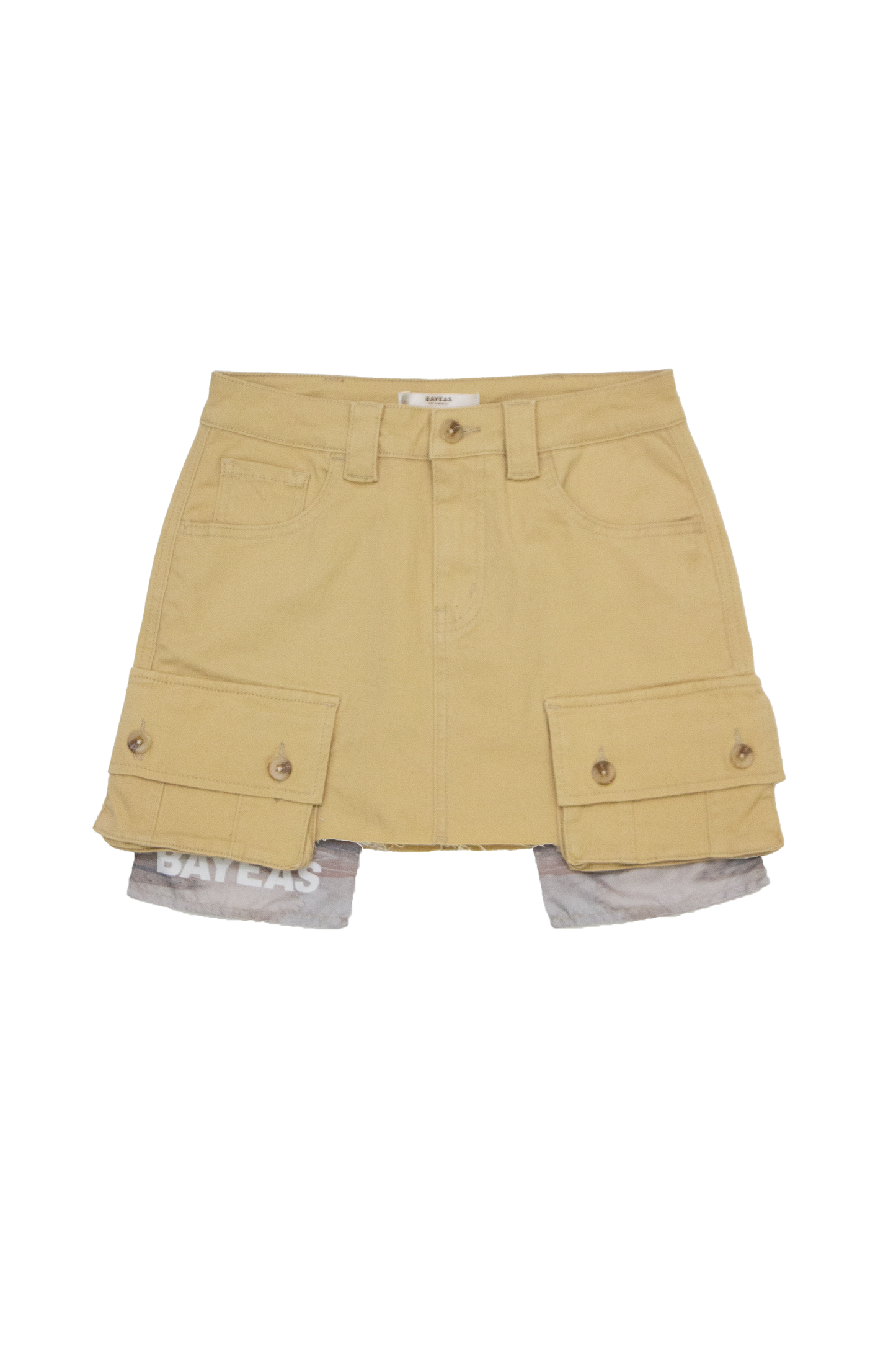 MID RISE CARGO SKIRT