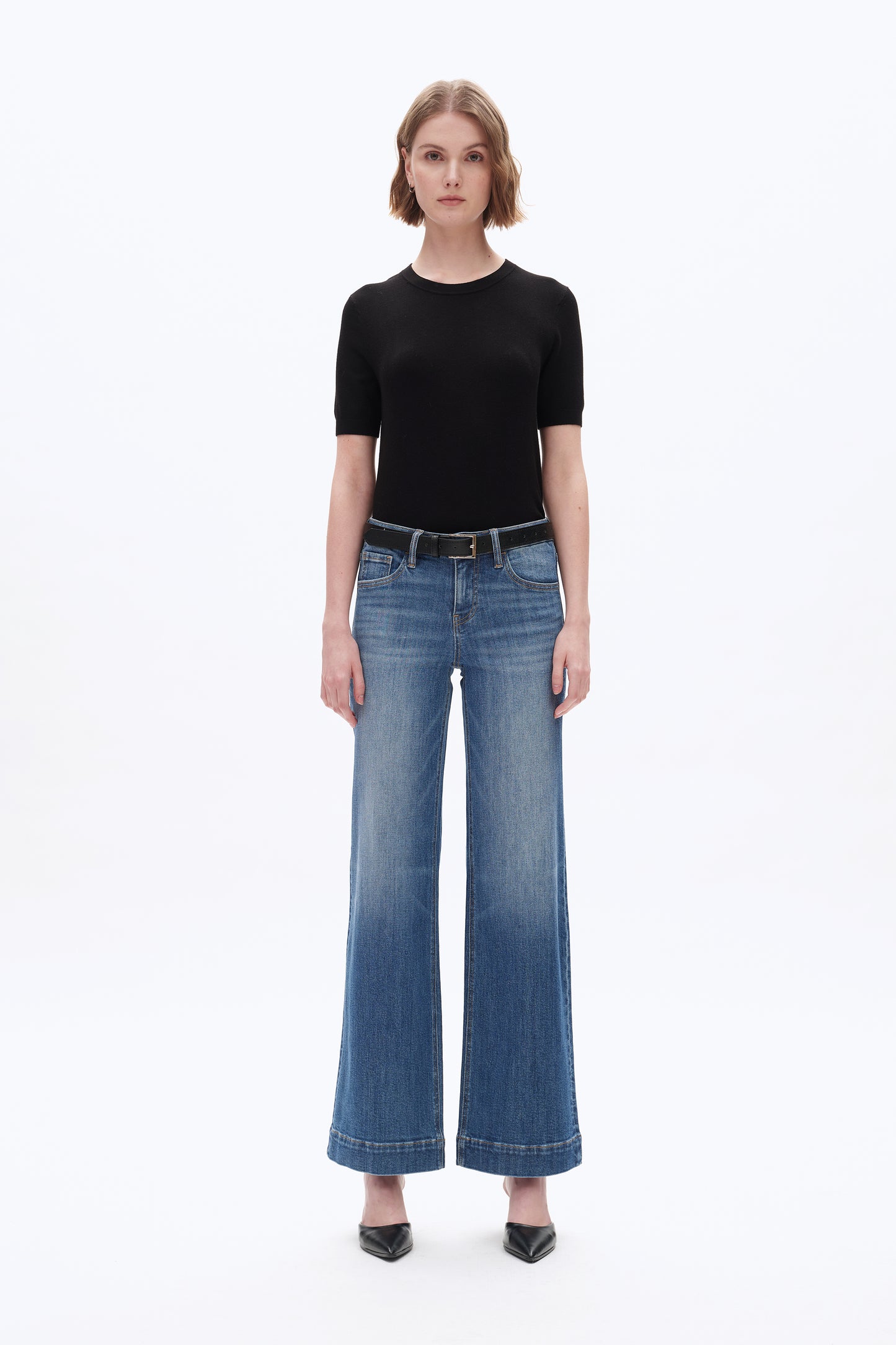 LOW RISE WIDE LEG