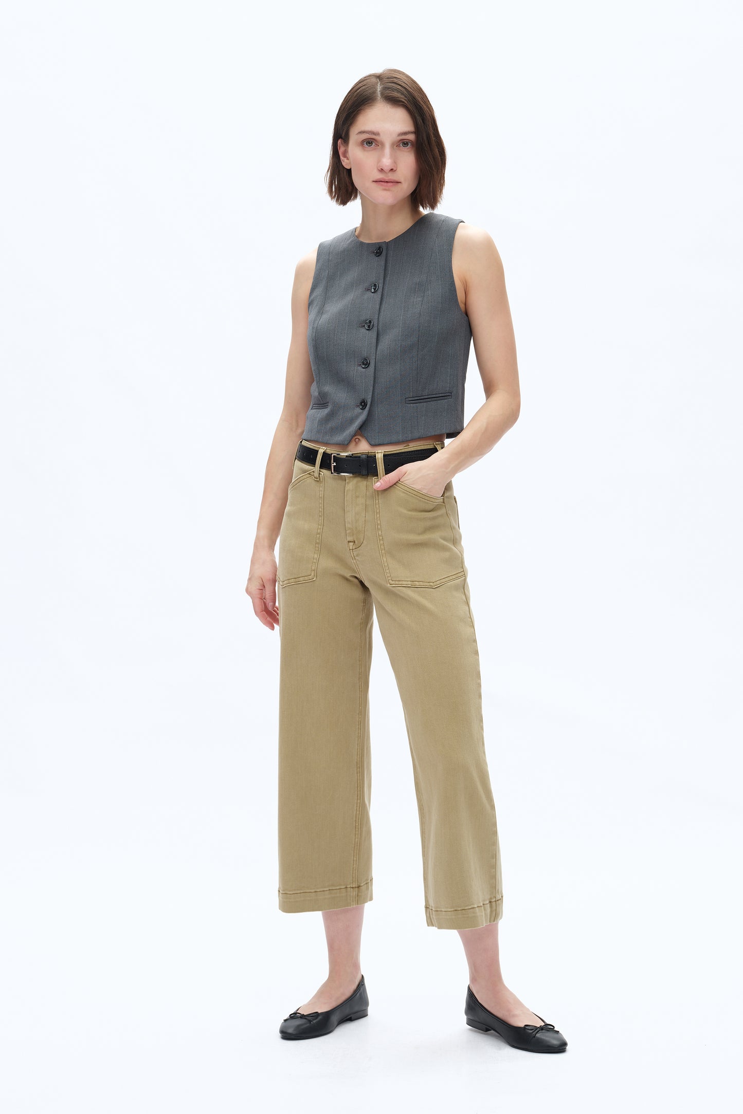 MID RISE WIDE LEG