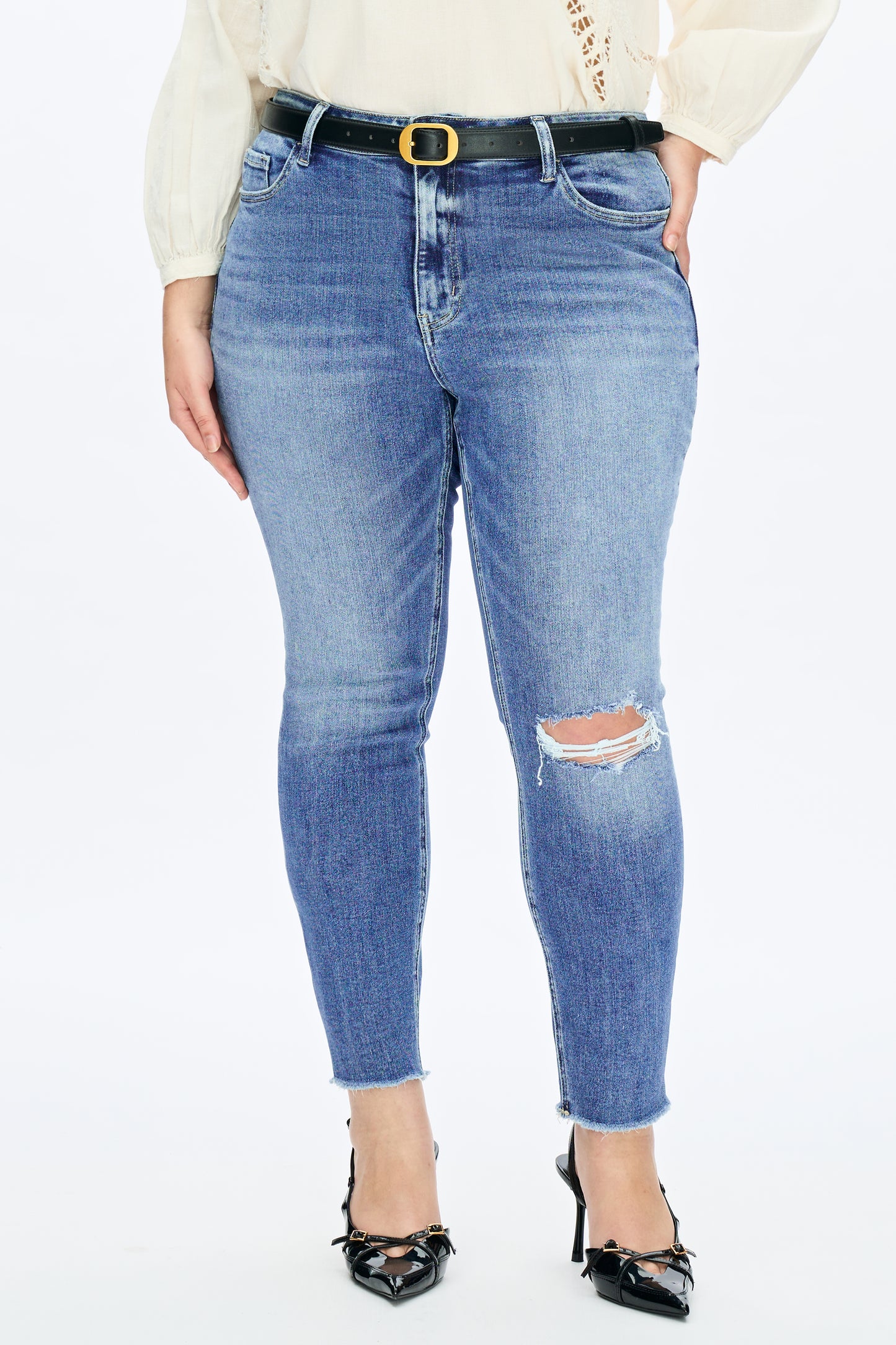 PLUS HIGH RISE SKINNY