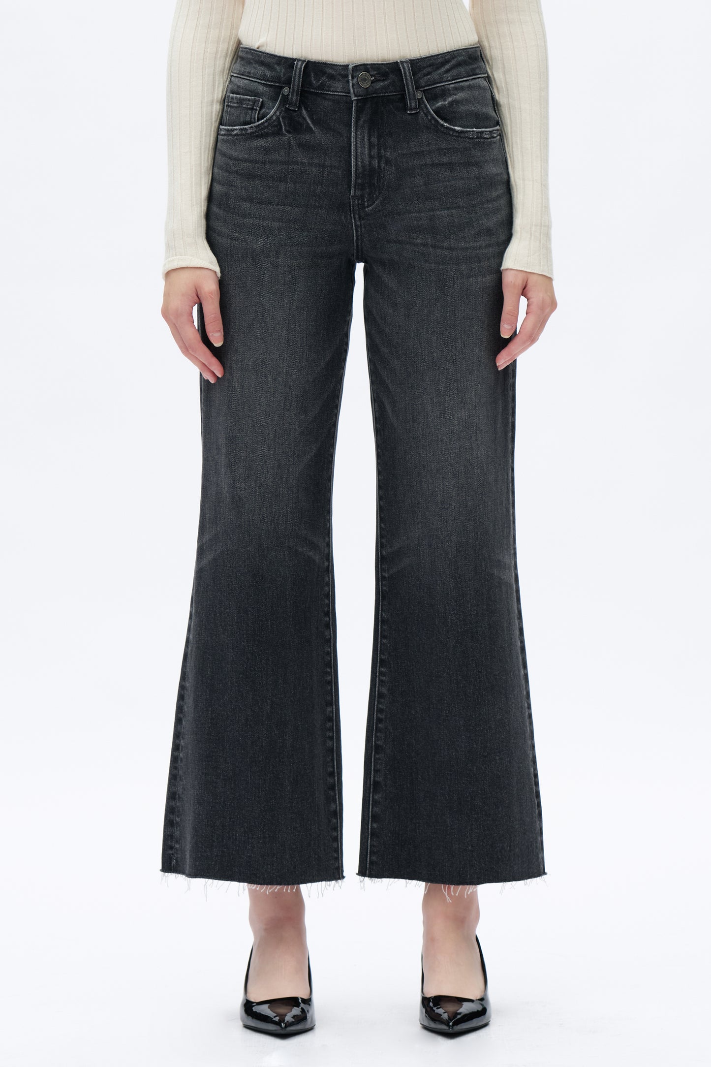 MID RISE WIDE LEG