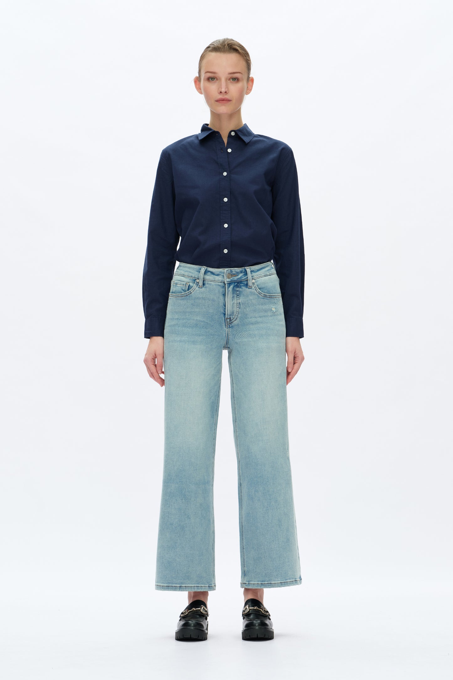 LISA MID RISE WIDE LEG