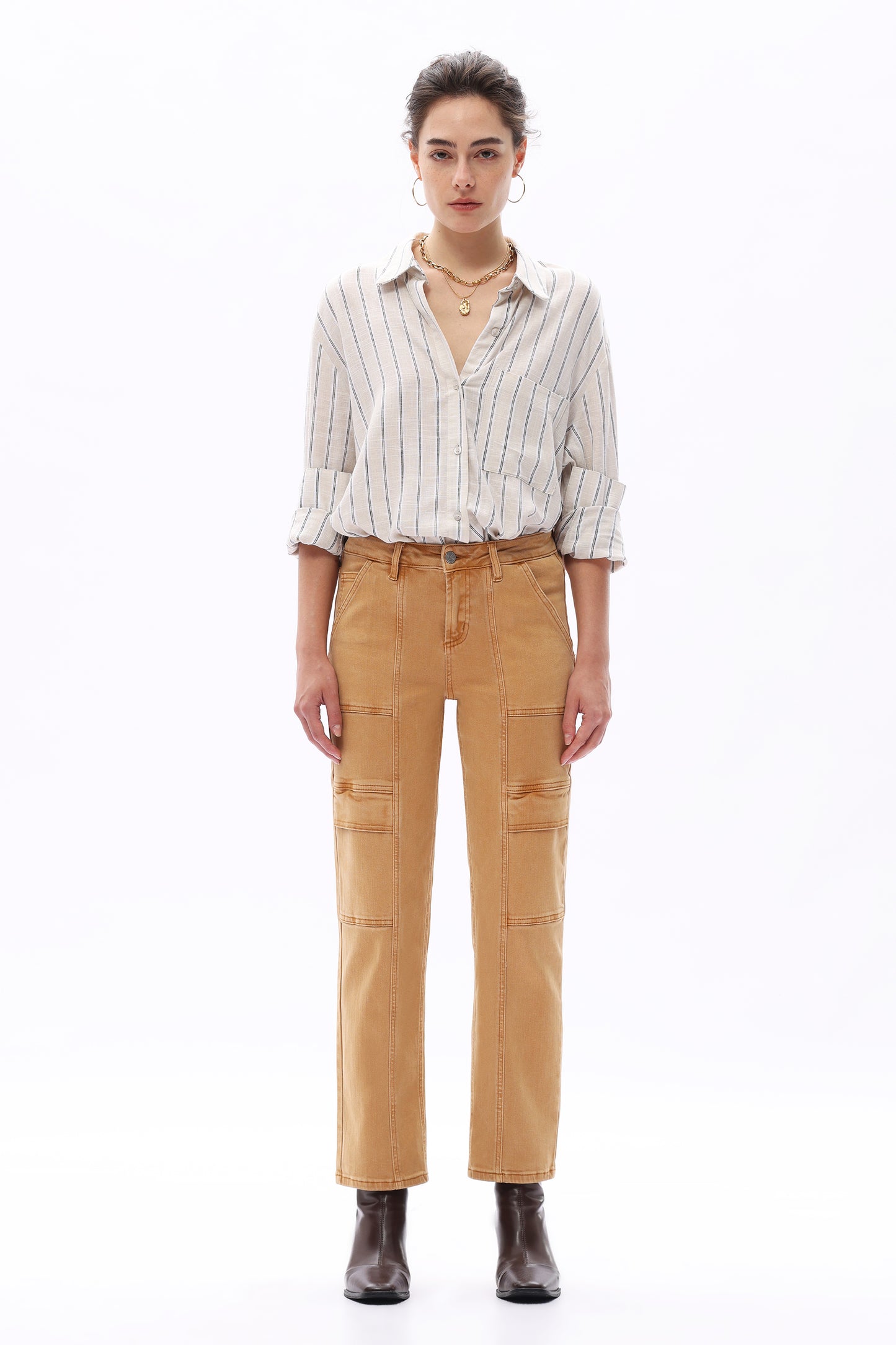 JUDY MID RISE STAIGHT LEG