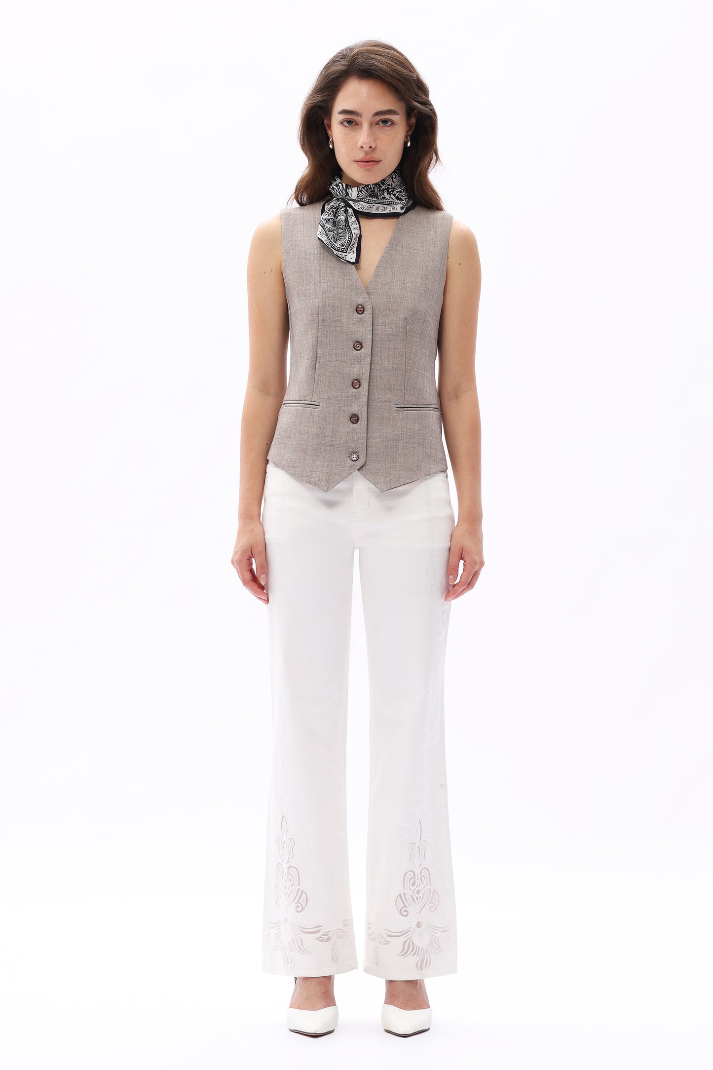 MID RISE STRAIGHT BYT5308 WHITE