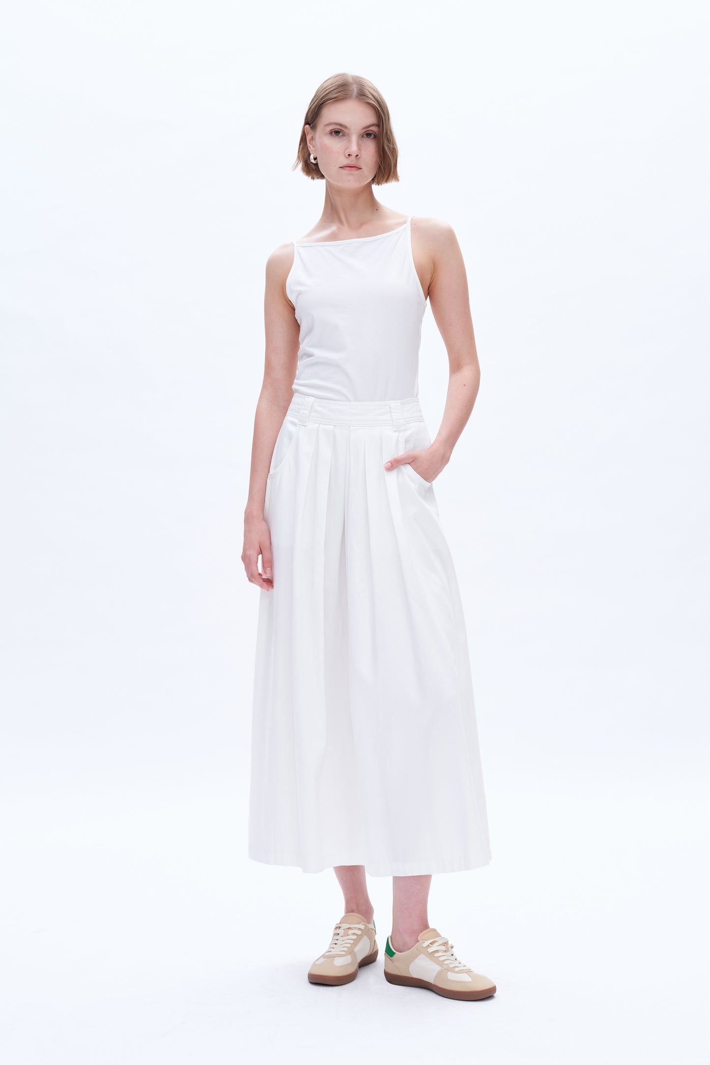 SHANNON MID RISE SKIRT