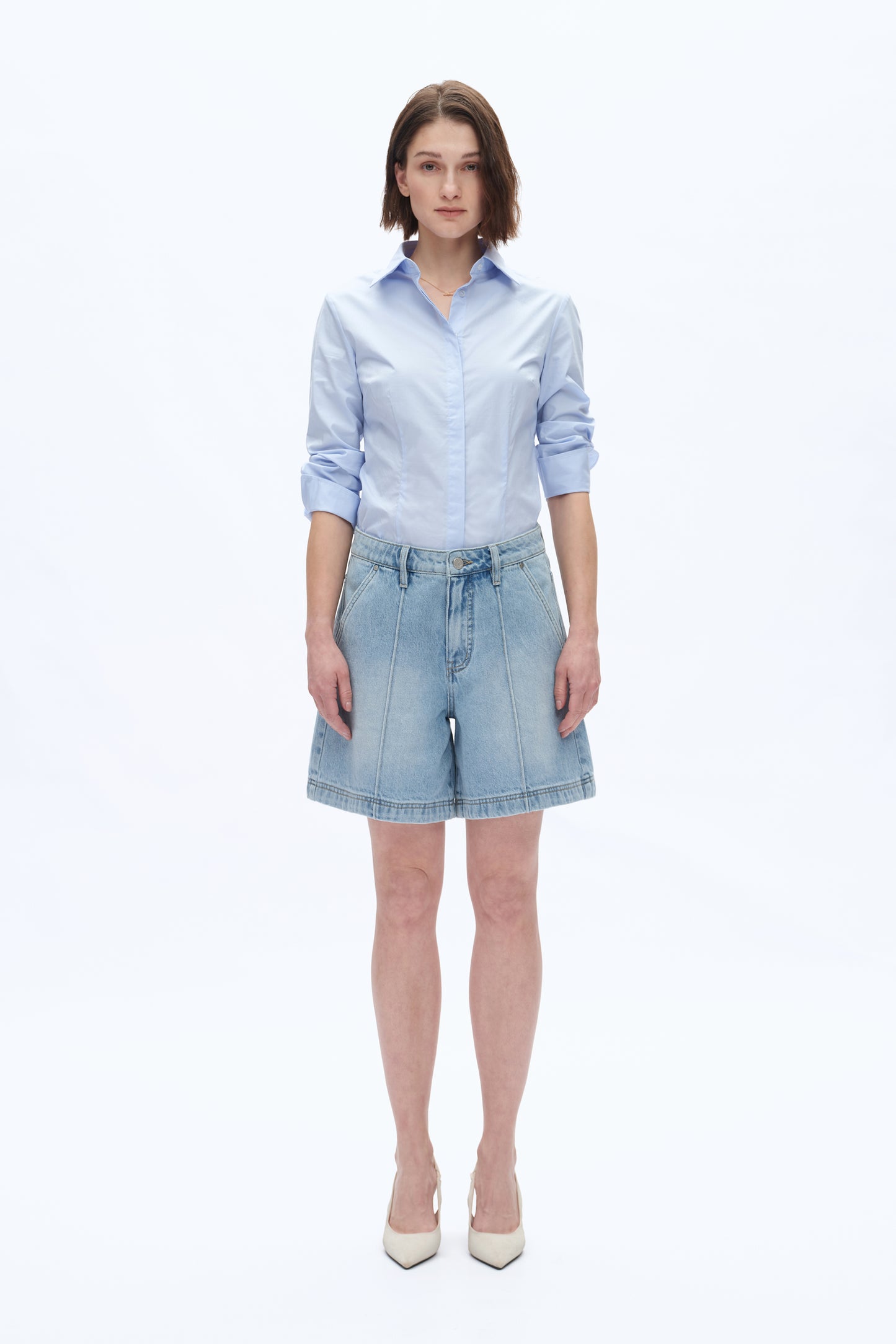 MID RISE BERMUDA SHORTS