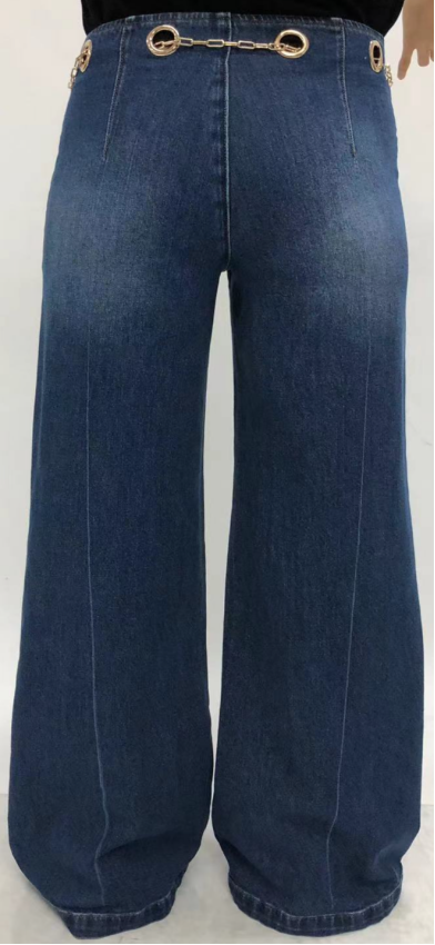 NEW YORK LOW RISE 90'S FLARED WIDE LEG FULL JEANS BYW8423