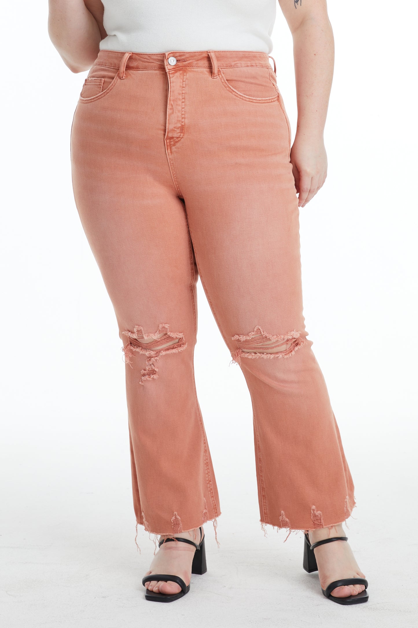 PLUS EMILY HIGH RISE FLARE