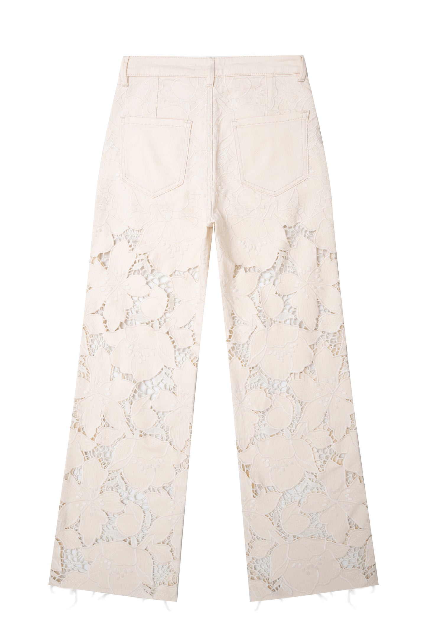 HIGH RISE LACEED STRAIGHT