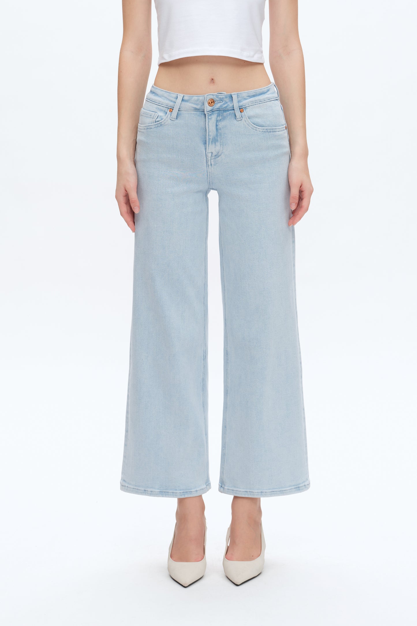 LISA MID RISE WIDE LEG