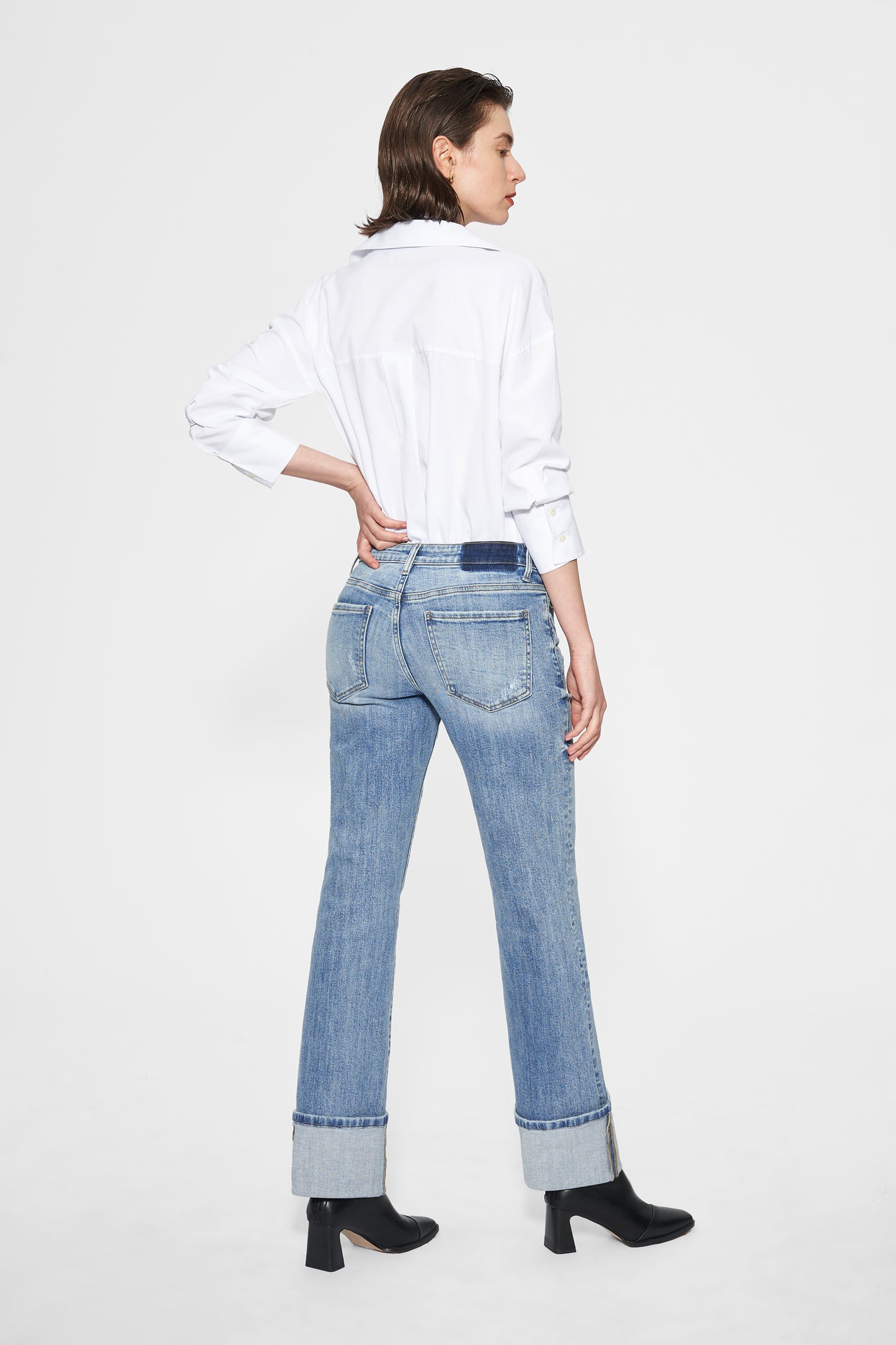 FLORA MID RISE STRAIGHT