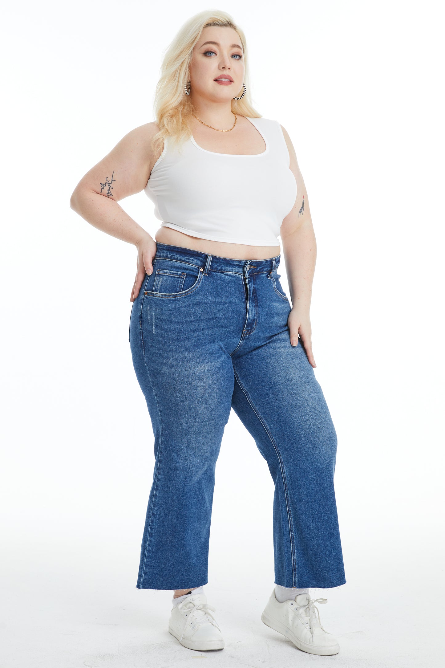 PLUS HIGH RISE WIDE LEG