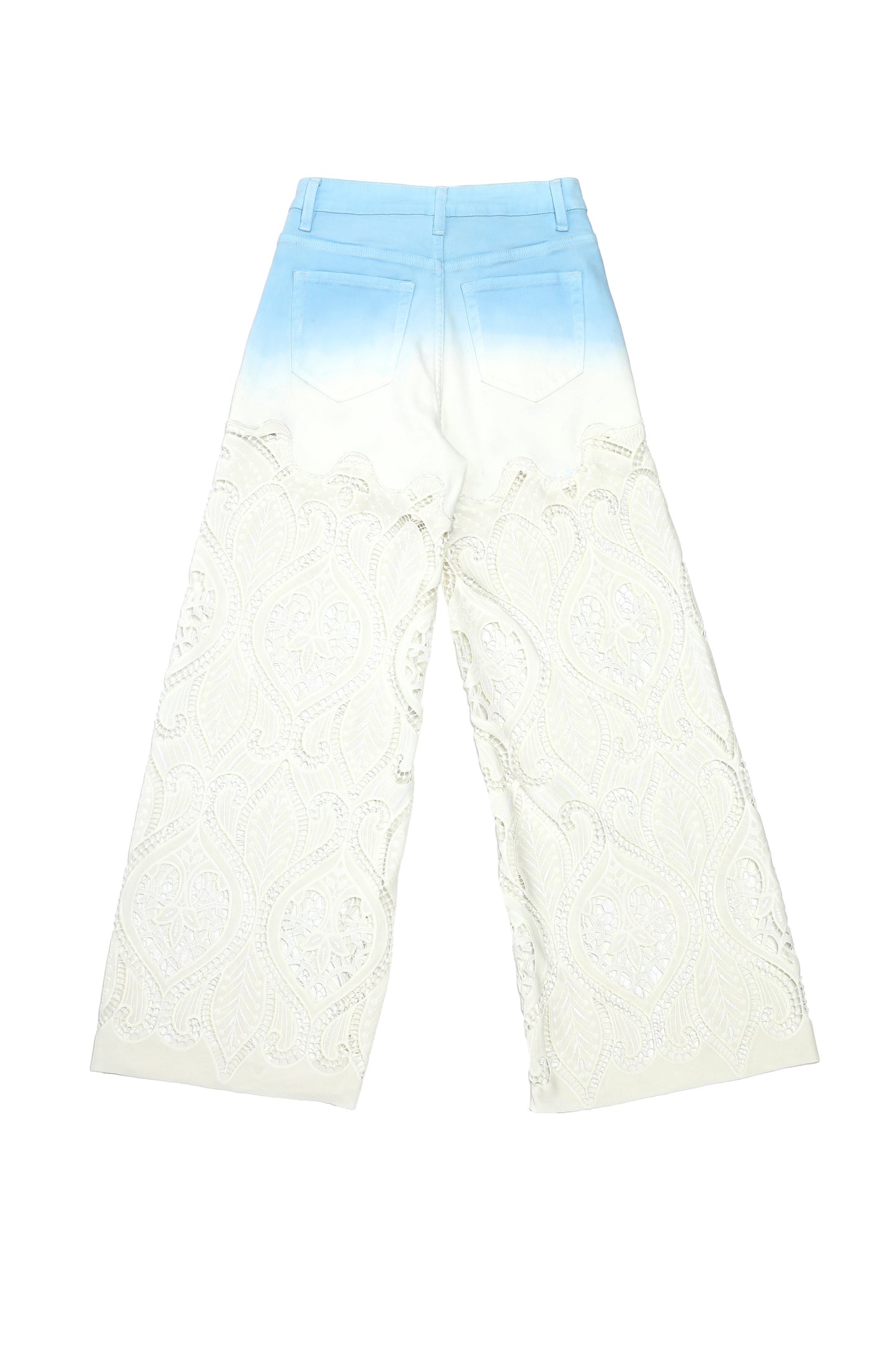HIGH RISE WIDE LEG BYW8290 SKY FADE