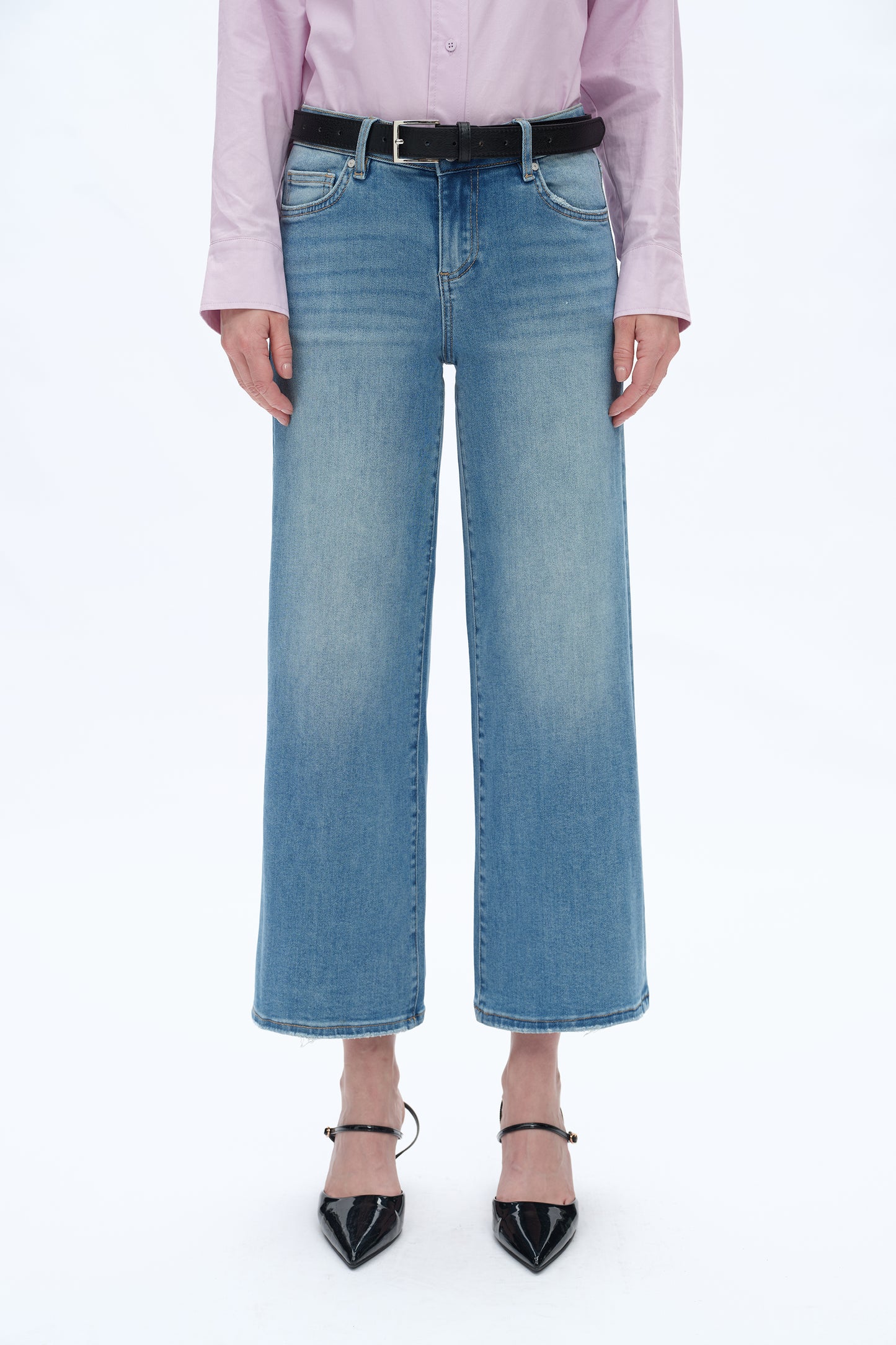 LOW RISE WIDE LEG CROP