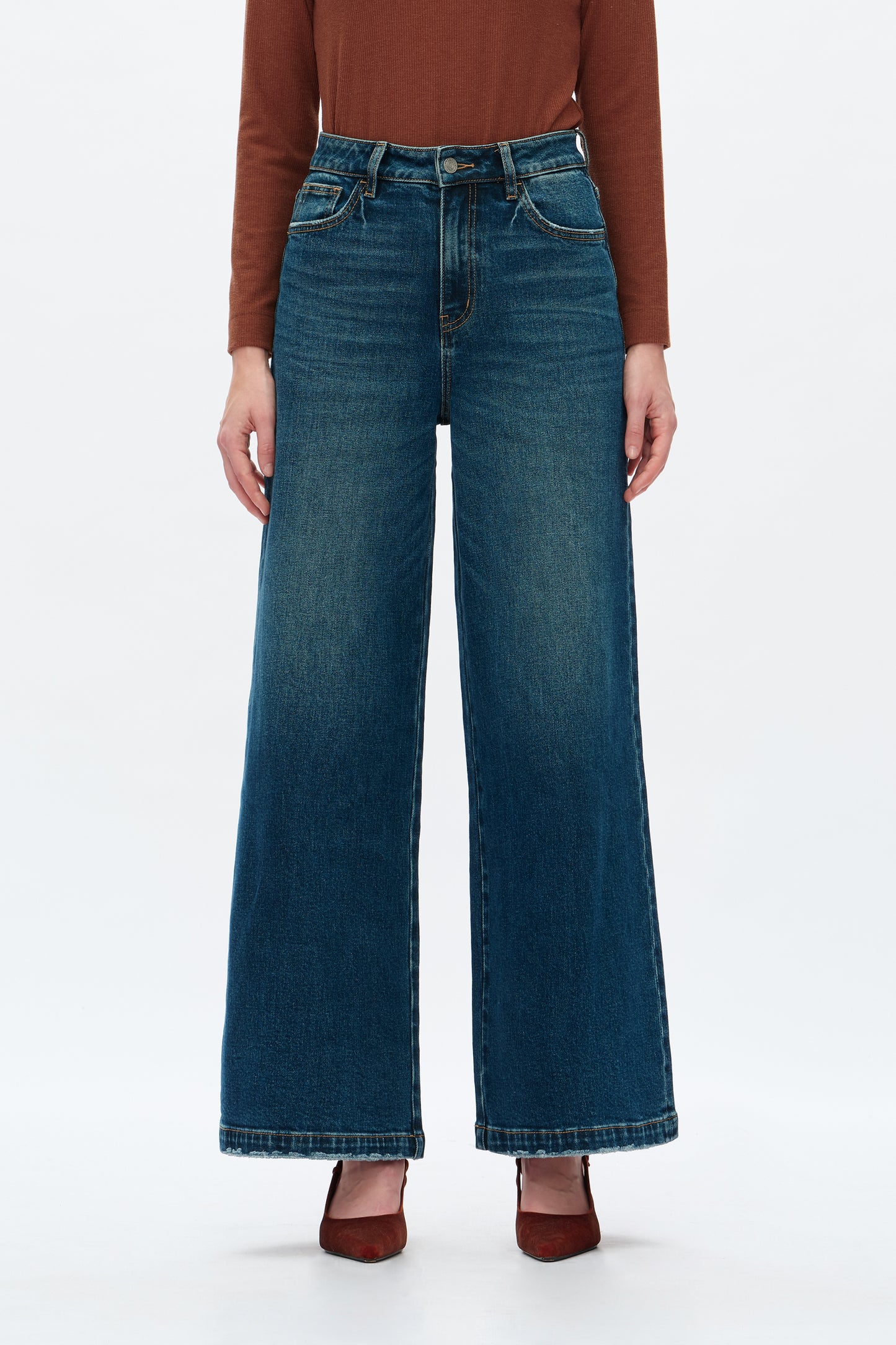 MID RISE WIDE LEG