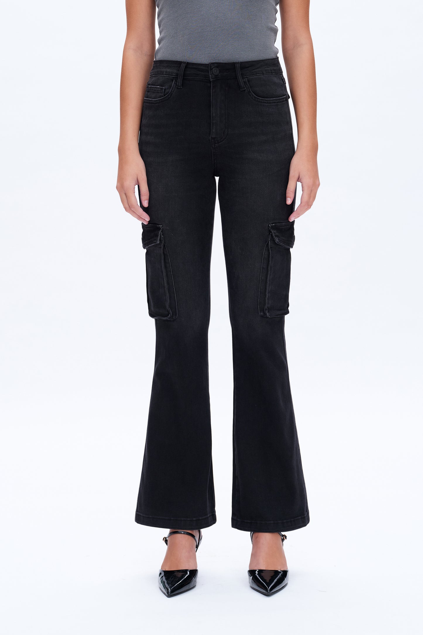 AMY HIGH RISE CARGO FLARED