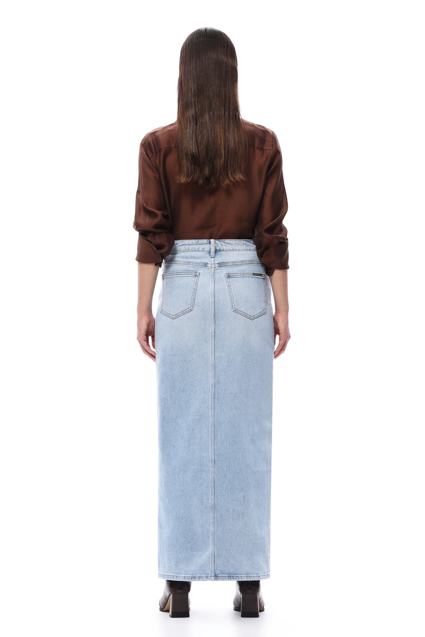 MID RISE LONG SKIRT