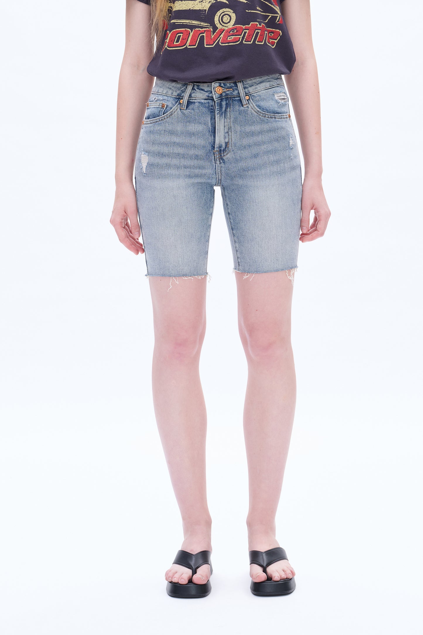 ALLY MID RISE SHORTS