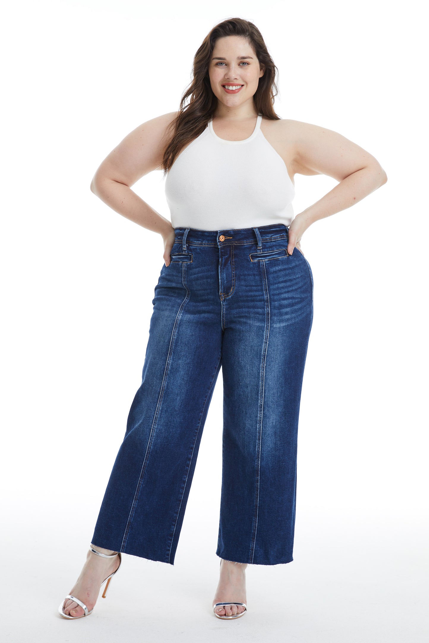 PLUS HIGH RISE WIDE LEG