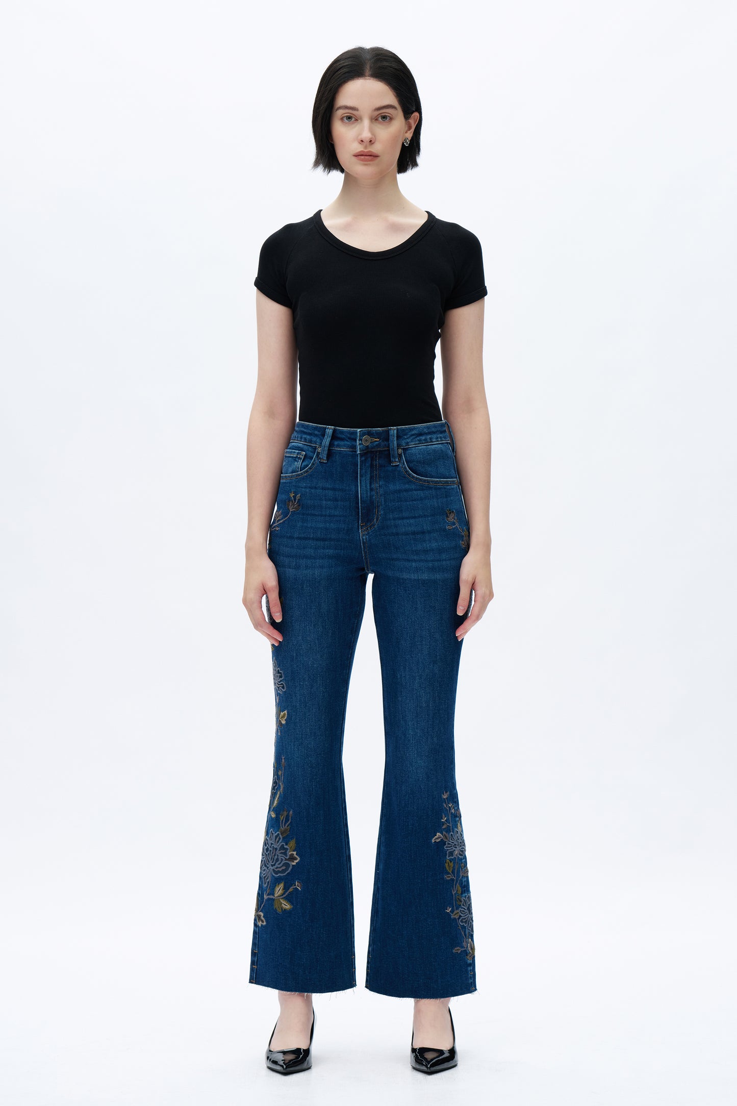 HIGH RISE FLARE LEG