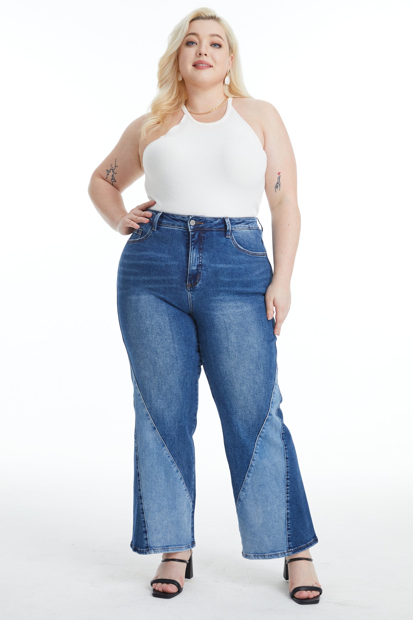 PLUS HIGH RISE WIDE LEG