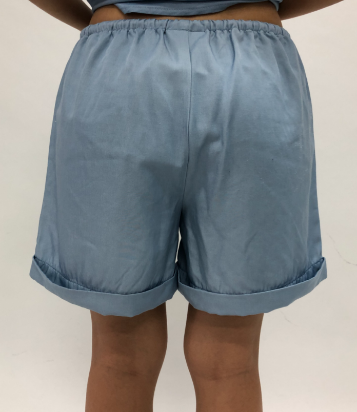 MIAMI HIGH RISE ELASTIC WAIST LOOSE SHORTS BYH6161