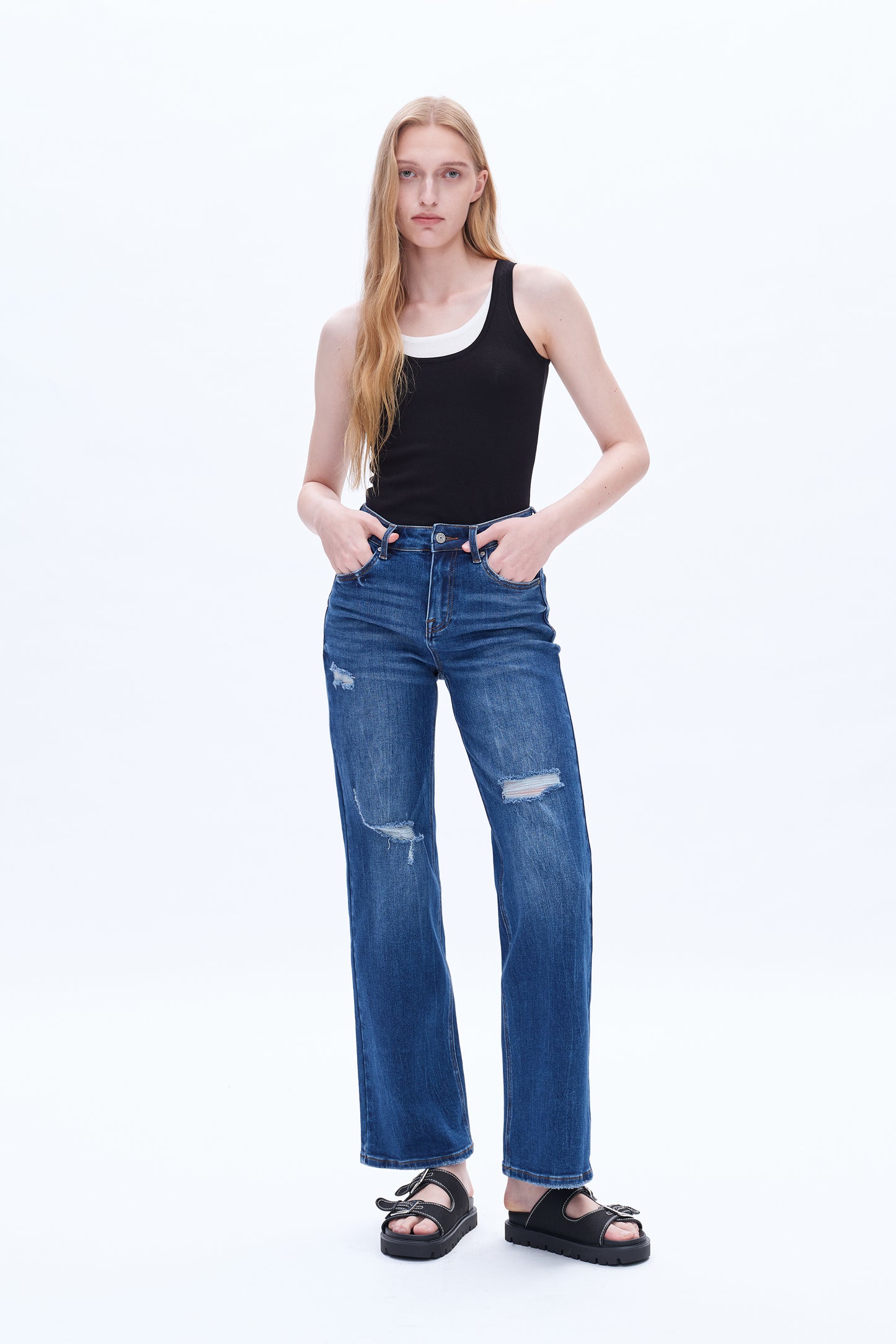 HIGH RISE WIDE LEG
