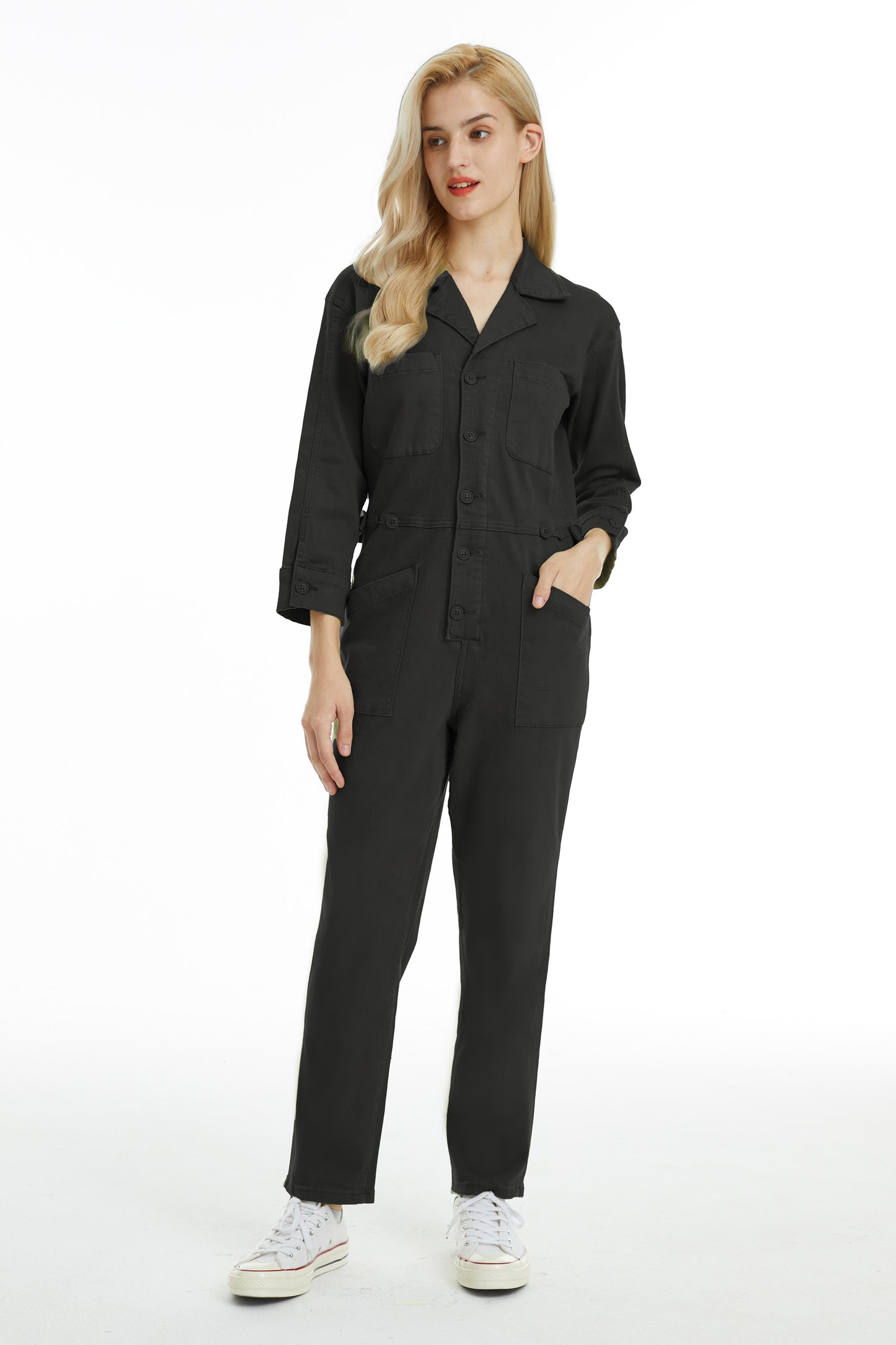 LONG SLEEVE JUMPSUIT