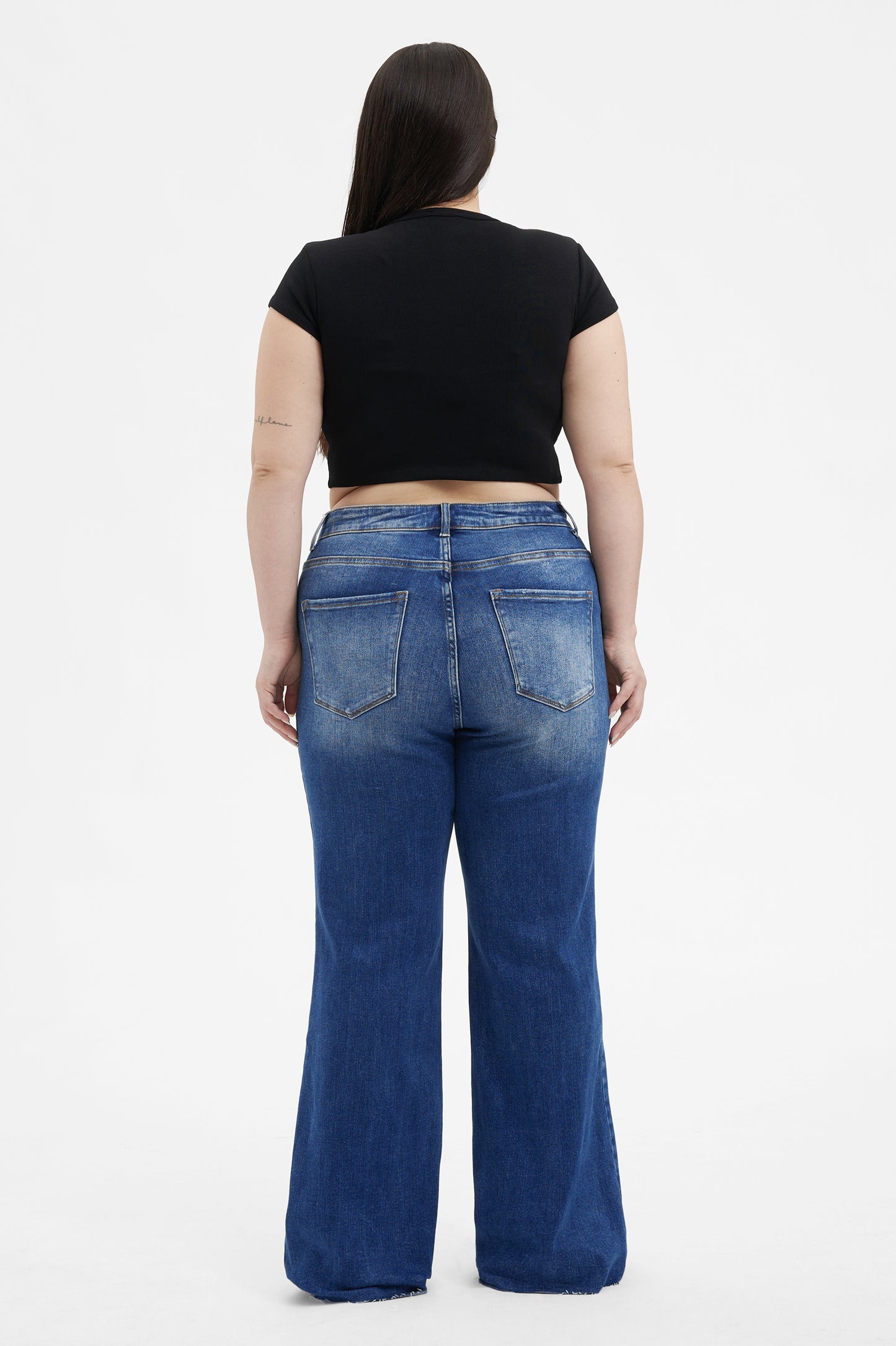 PLUS HIGH RISE WIDE LEG